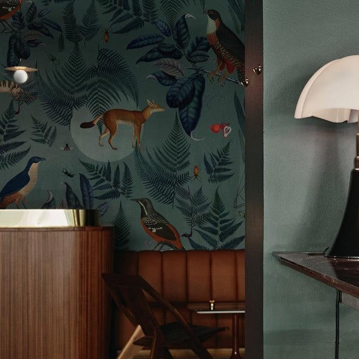 Tapeta TURQUOISE FERN Wallcolors    Eye on Design