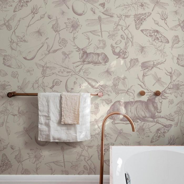 Tapeta VINTAGE BOTANIC różowy Wallcolors    Eye on Design