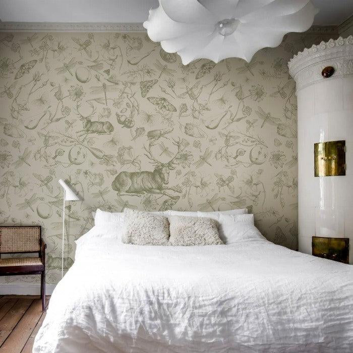 Tapeta VINTAGE BOTANIC zielony Wallcolors    Eye on Design