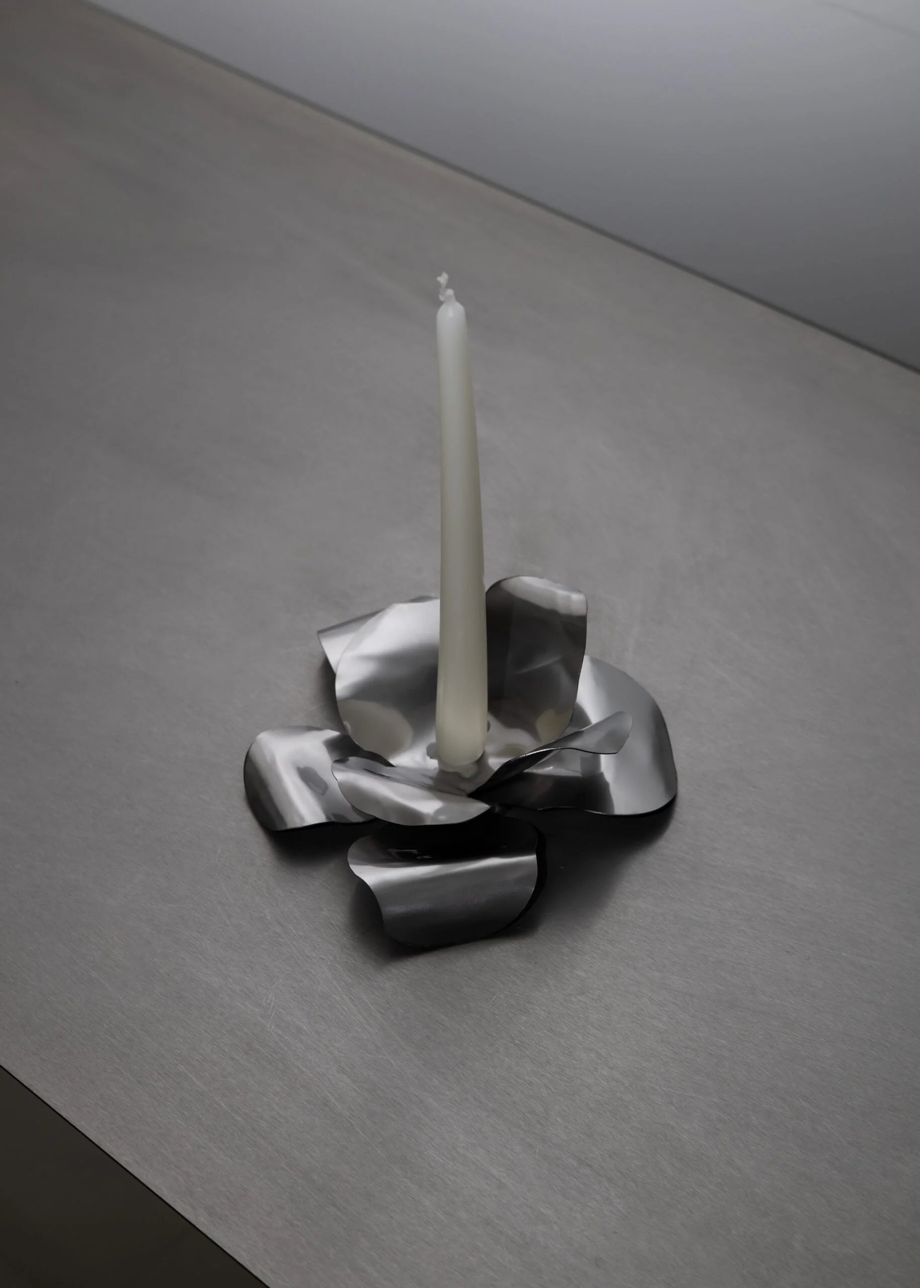 Petal Steel Candle Holder Set