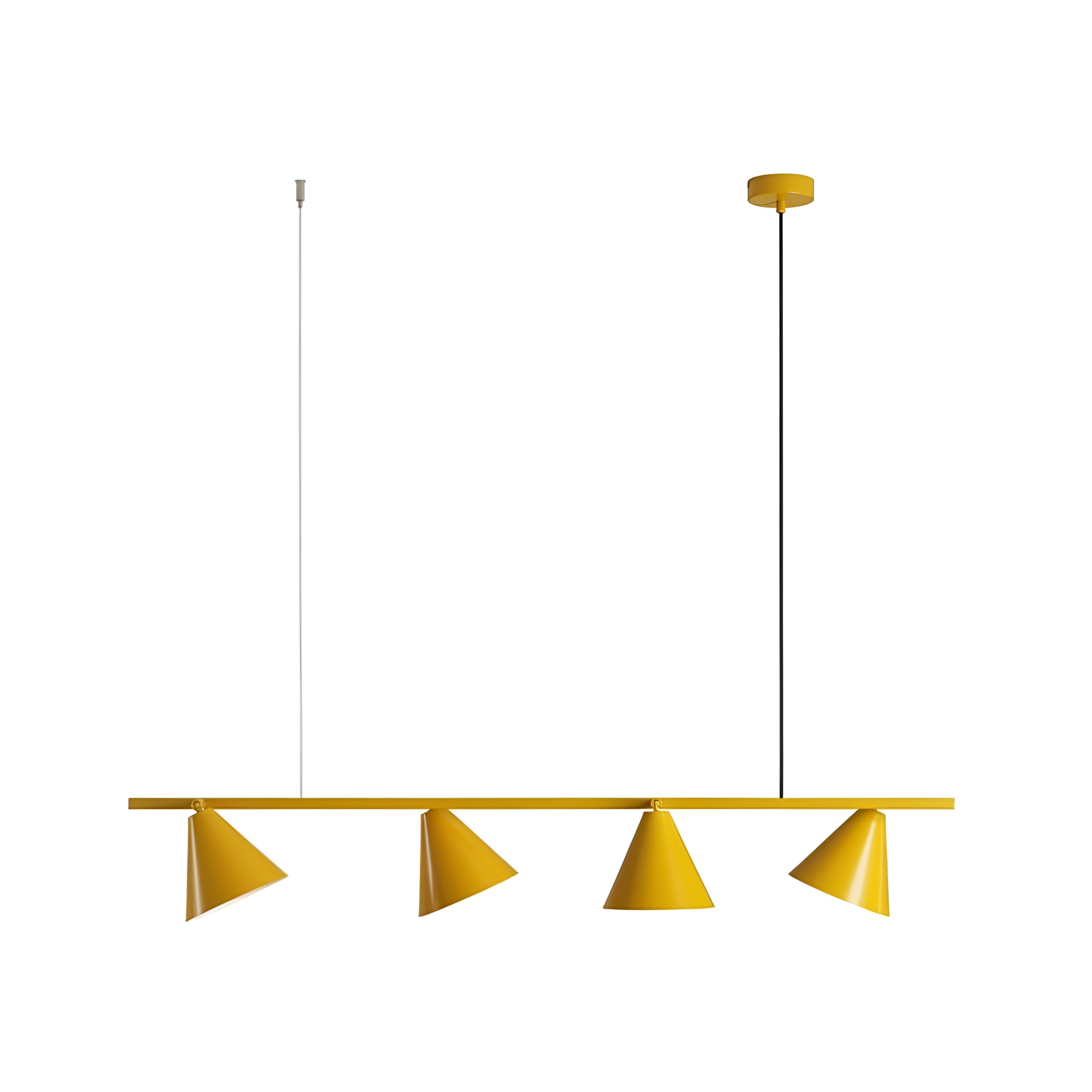 Hanging lamp forms mustard quatro