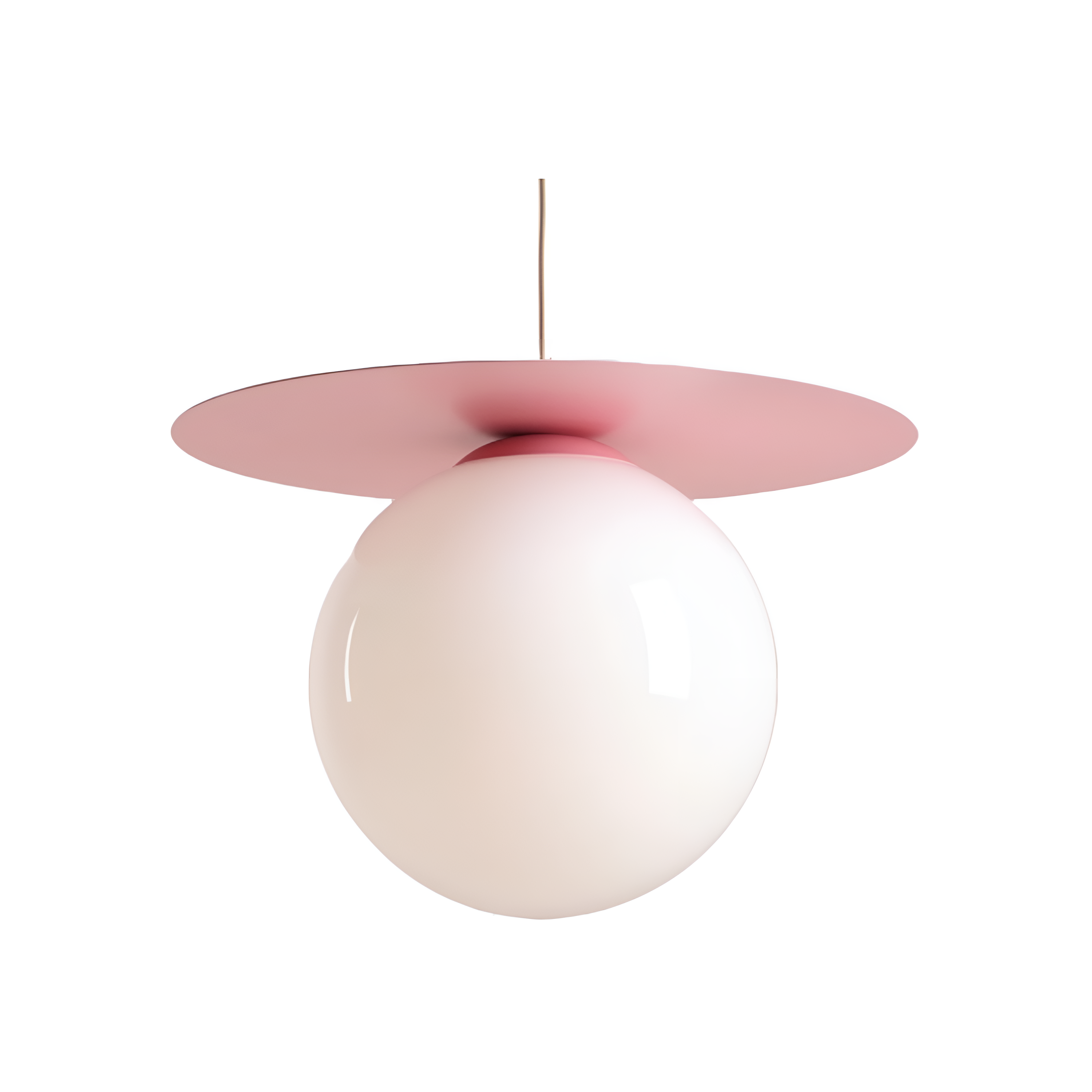 Hängelampe LOOP in Rosa