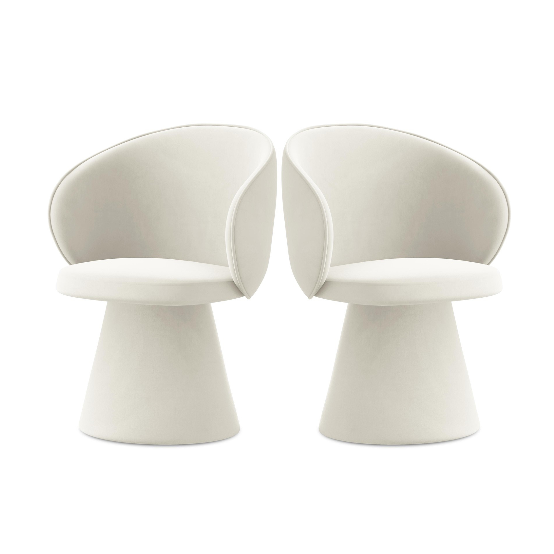 Samtstuhl UALA hellbeige