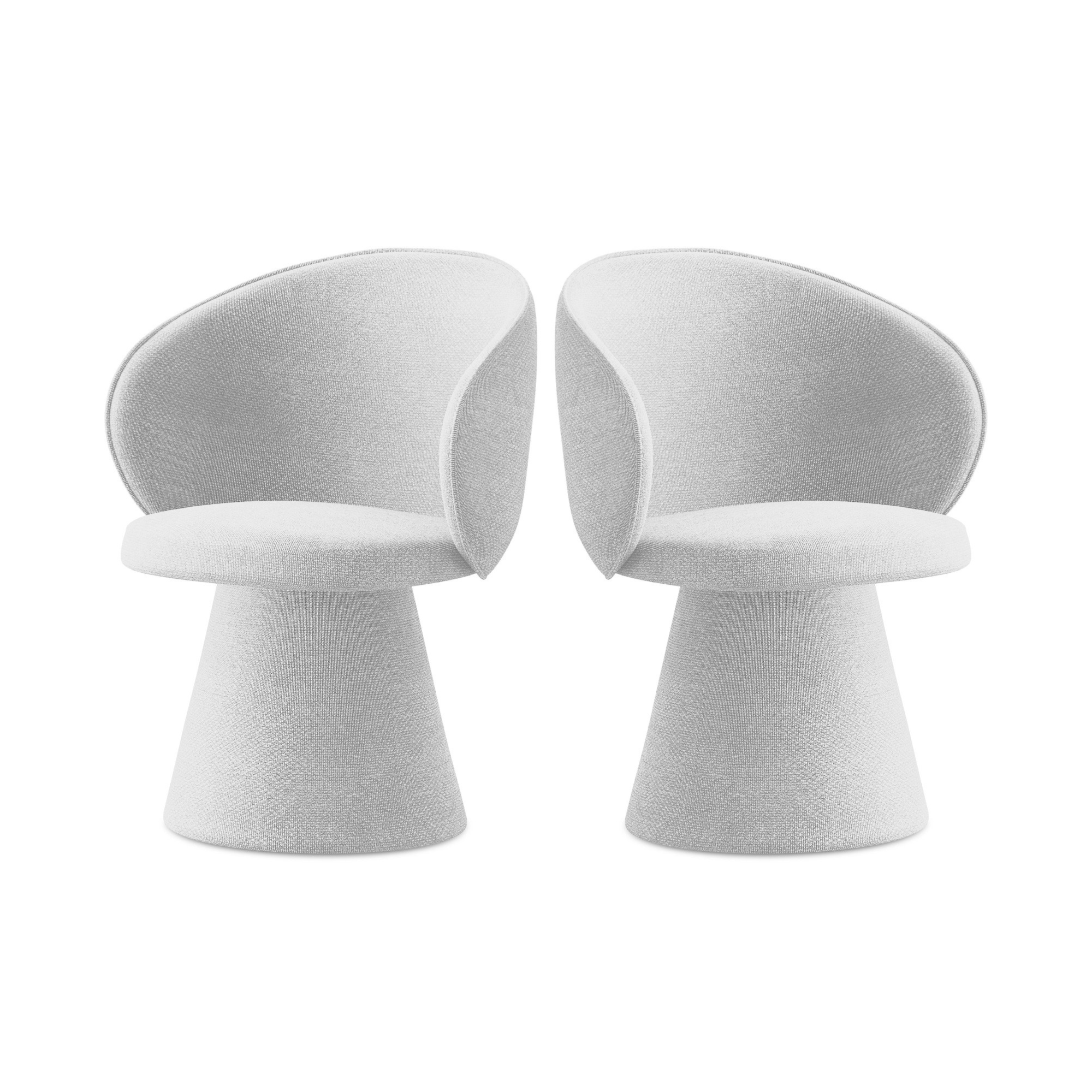 Stuhl UALA silberner Boucle