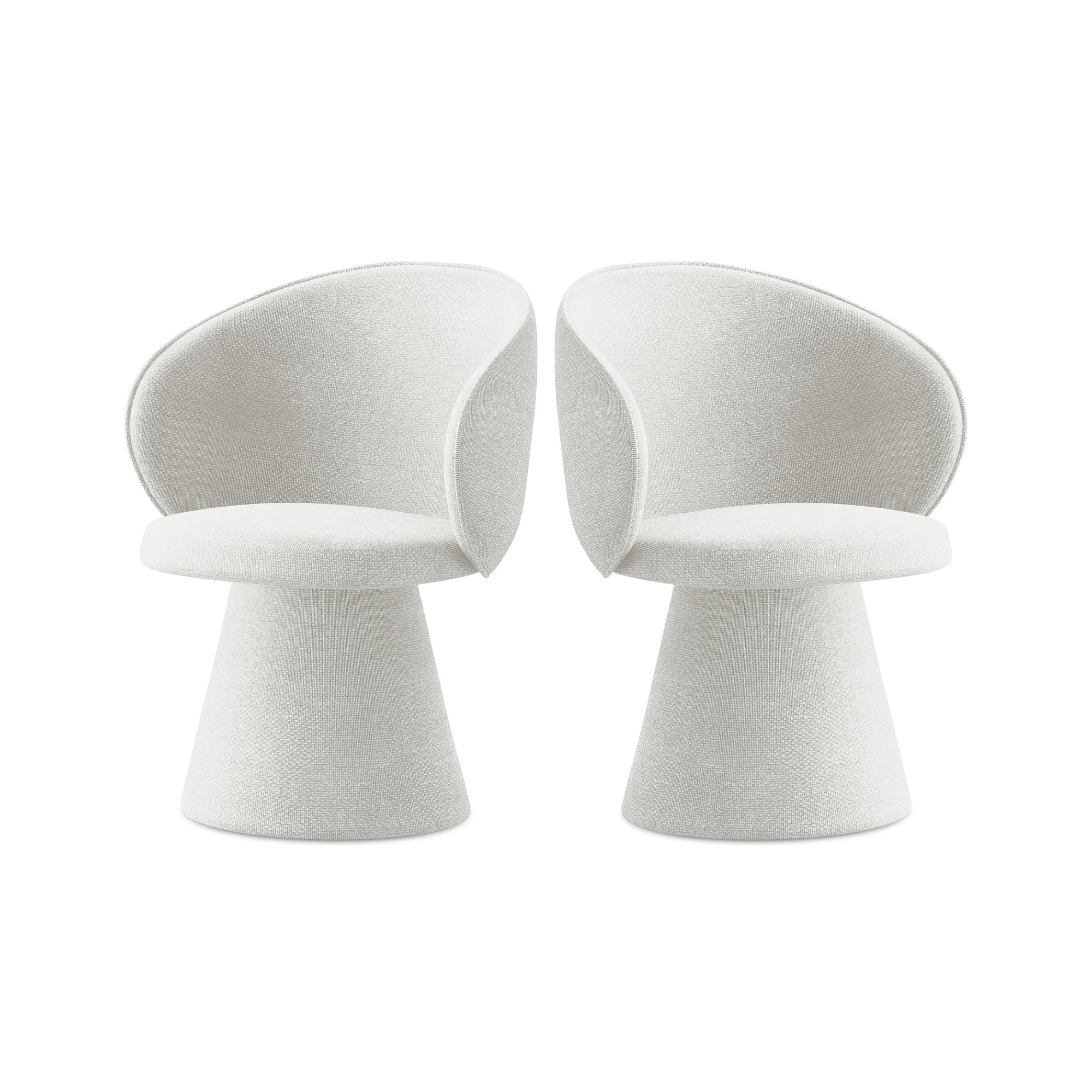 Stuhl UALA weiß Boucle