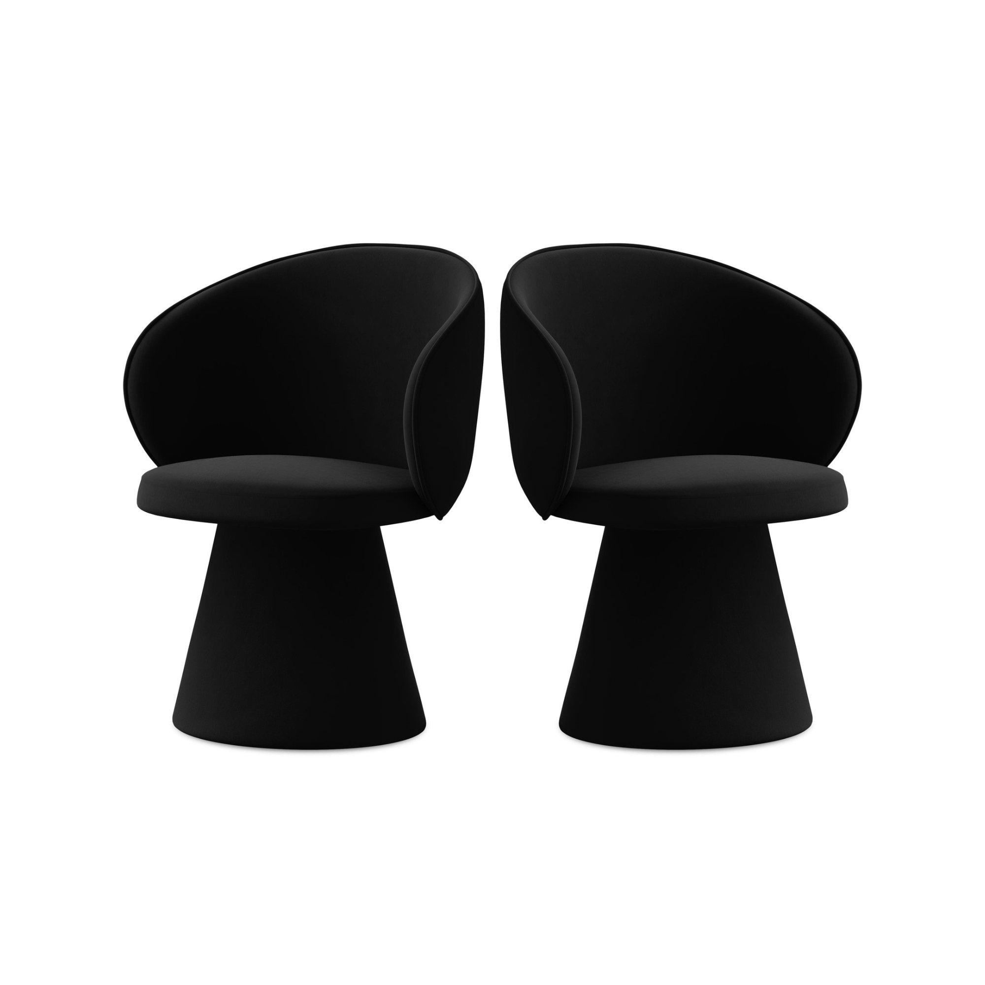 Velvet Chair UALA Black