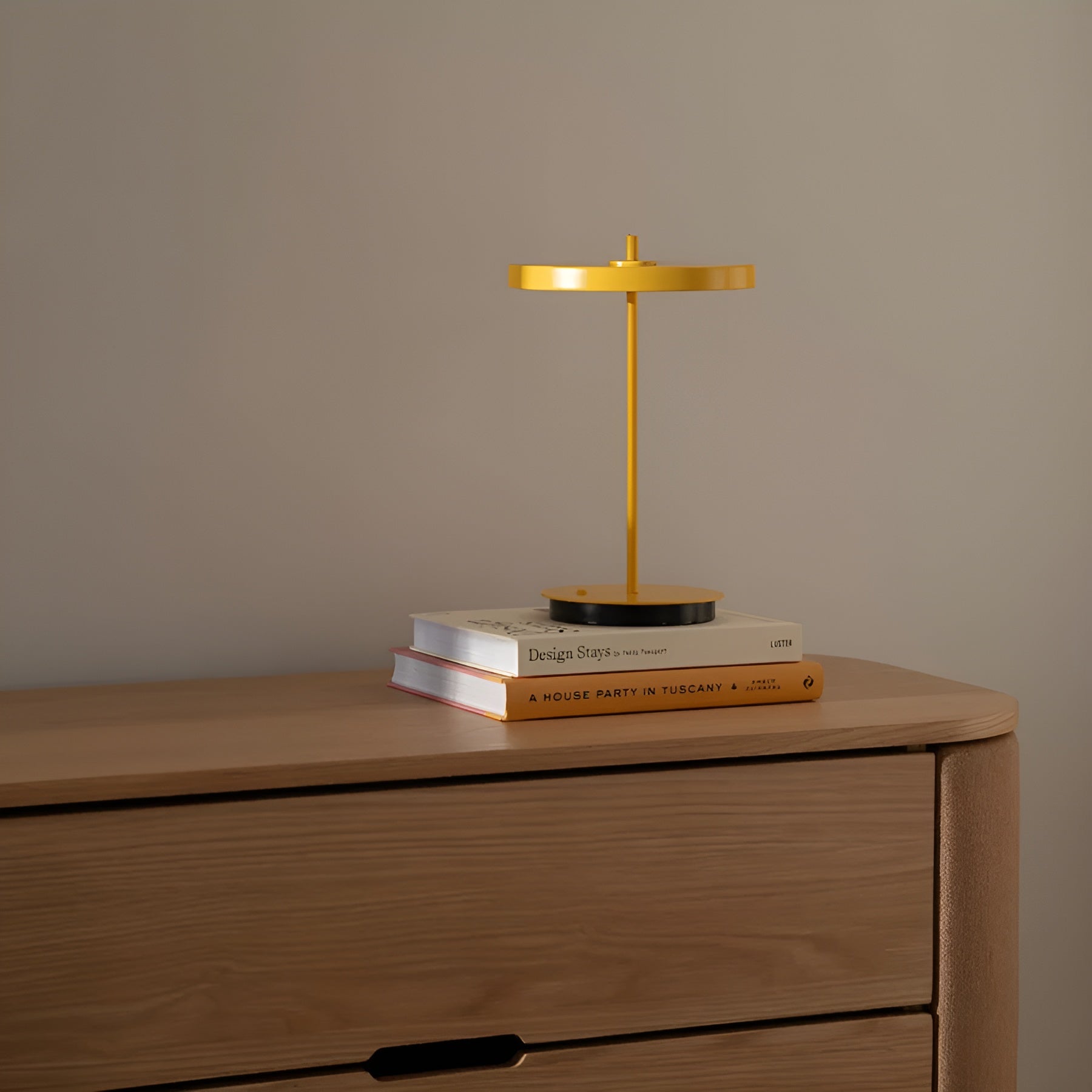 Portable lamp ASTERIA MOVE MONOCHROME yellow