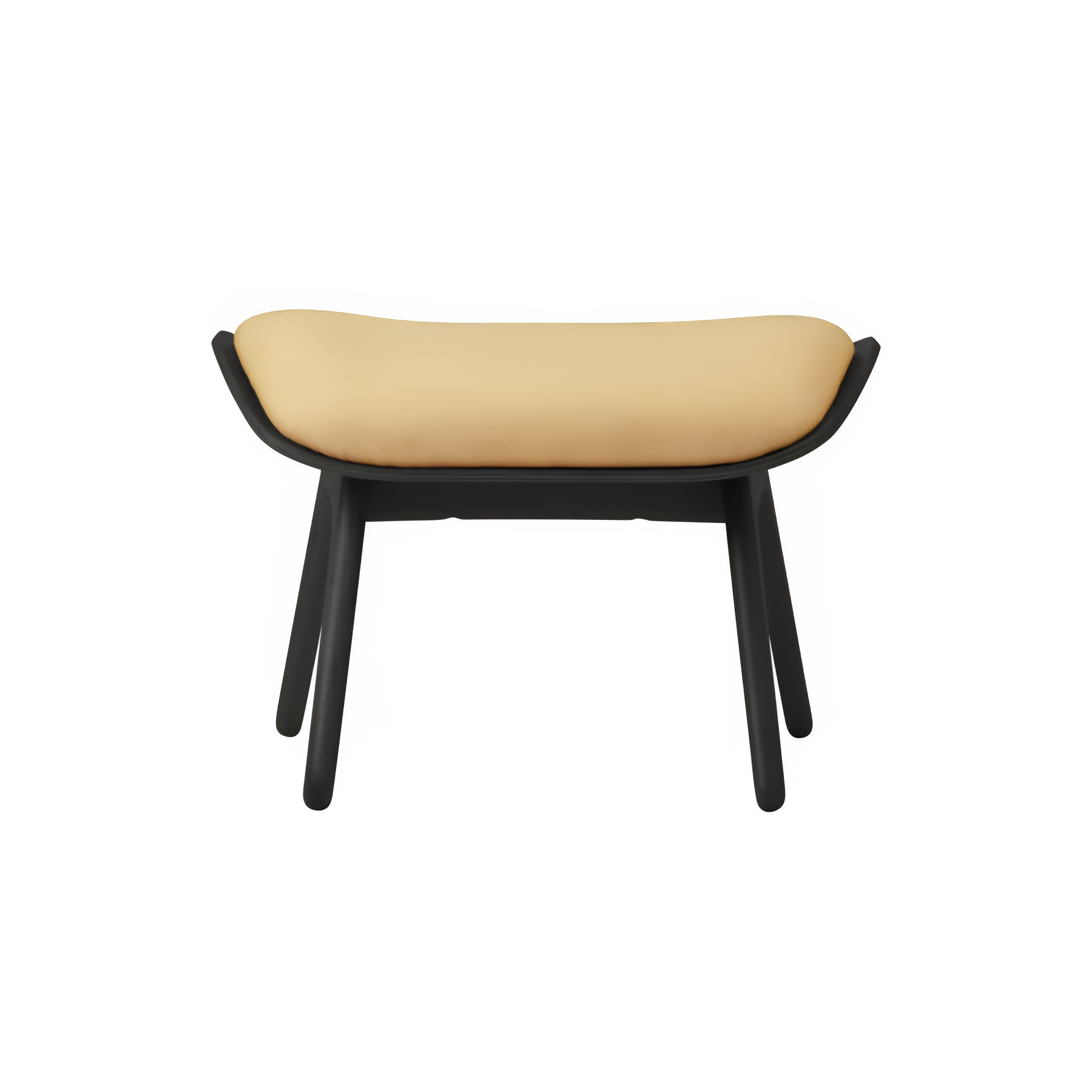 READER footrest yellow with black base