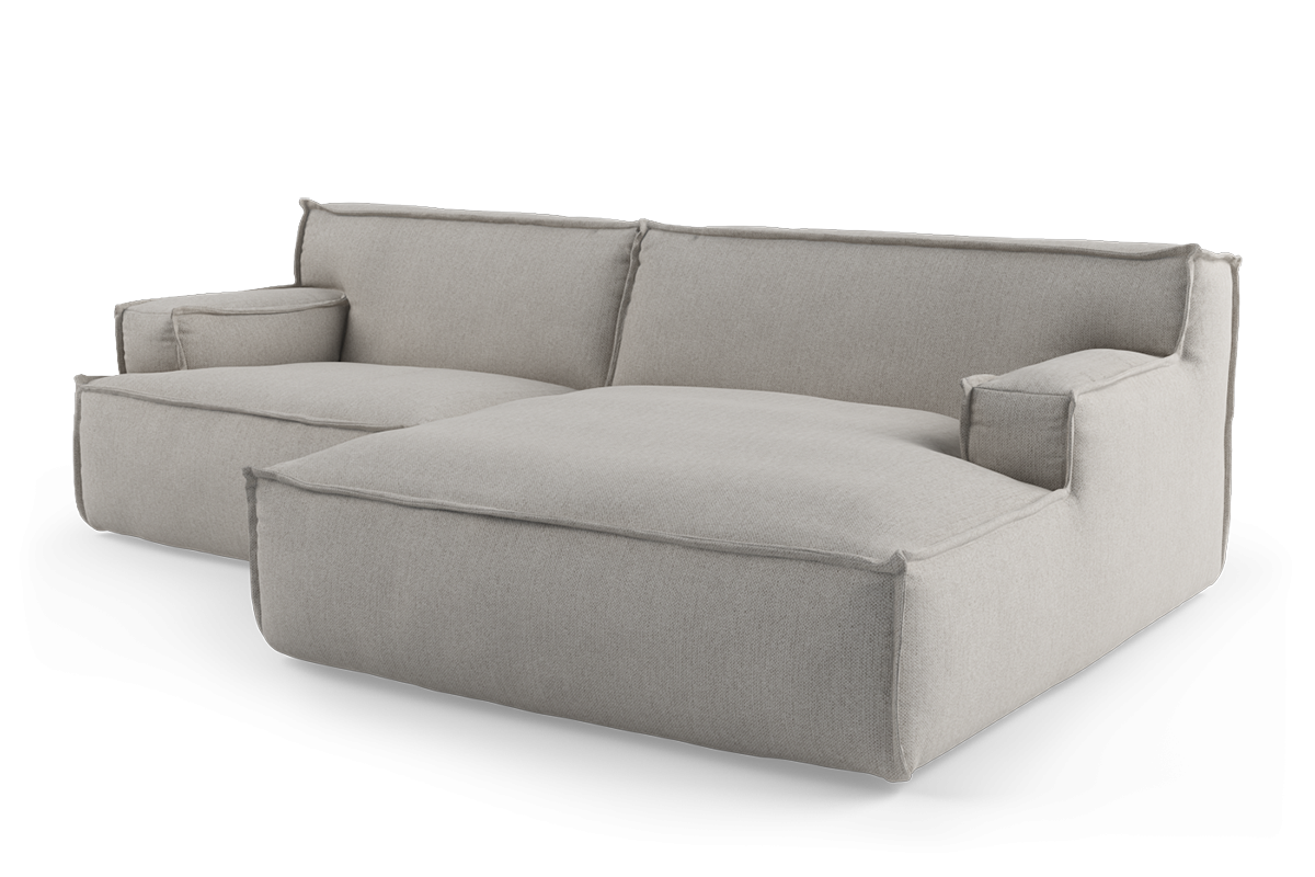 Modularer 3-Sitzer-Ecksofa rechts DRIFTER gepolstert