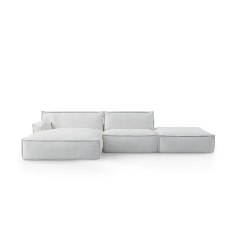 Modularer offener Ecksofa links DRIFTER gepolstert