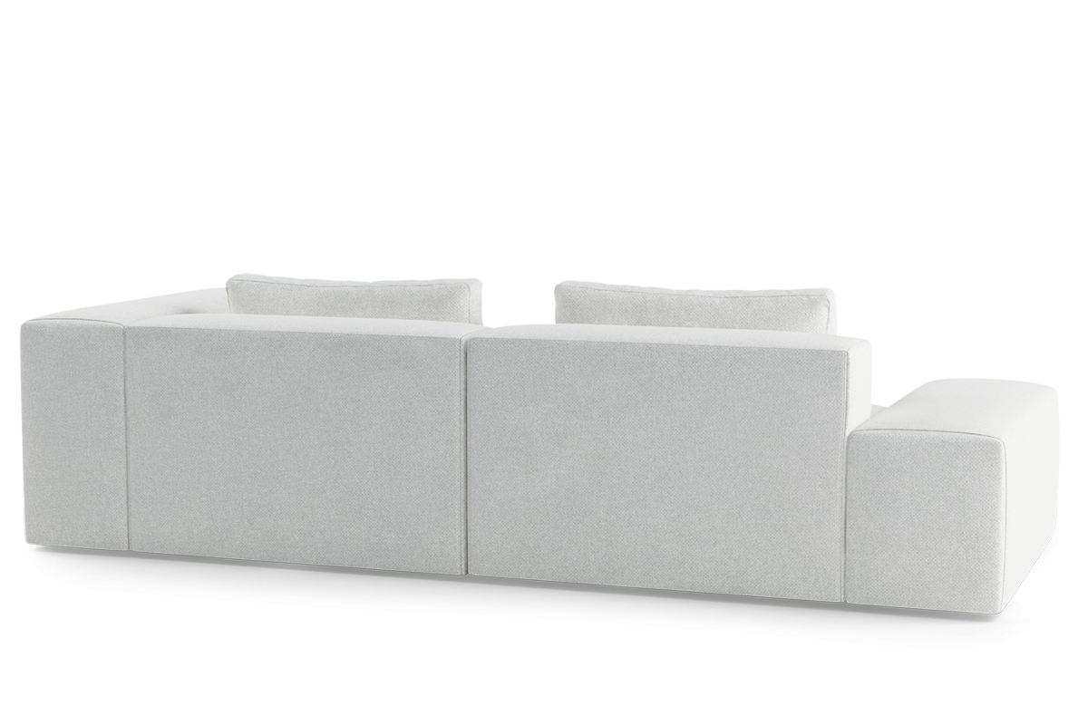 Modulares 4-Sitzer Sofa rechts FLAVIO gepolstert