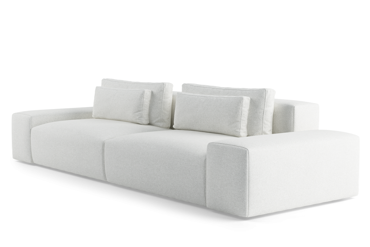 Modulares 4-Sitzer Sofa FLAVIO gepolstert