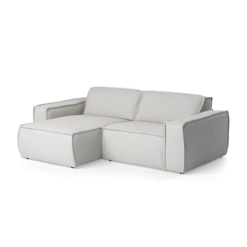 Modularer 2-Sitzer-Ecksofa links LUMO gepolstert