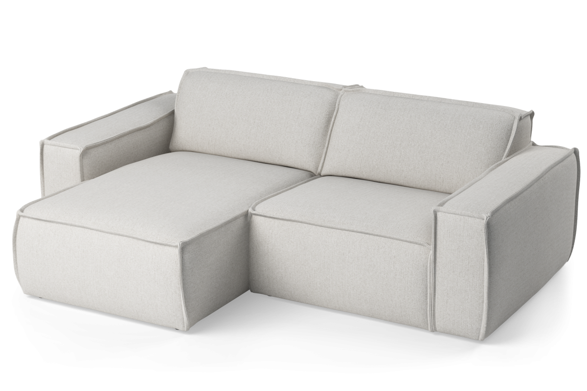 Modularer 2-Sitzer-Ecksofa links LUMO gepolstert