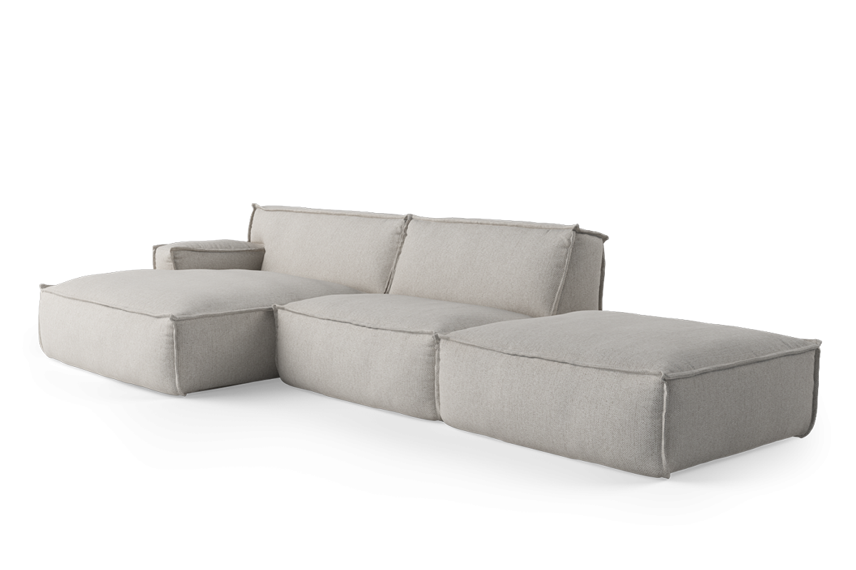 Modularer offener Ecksofa links DRIFTER gepolstert