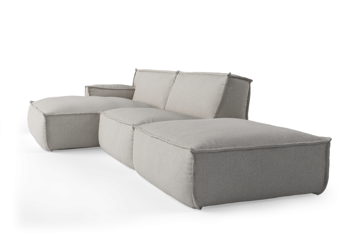 Modularer offener Ecksofa links DRIFTER gepolstert