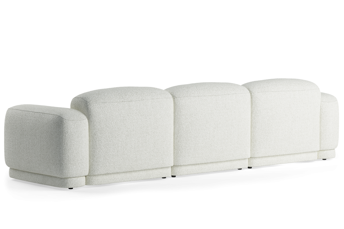 Modulares 3-Sitzer Sofa REM, gepolstert