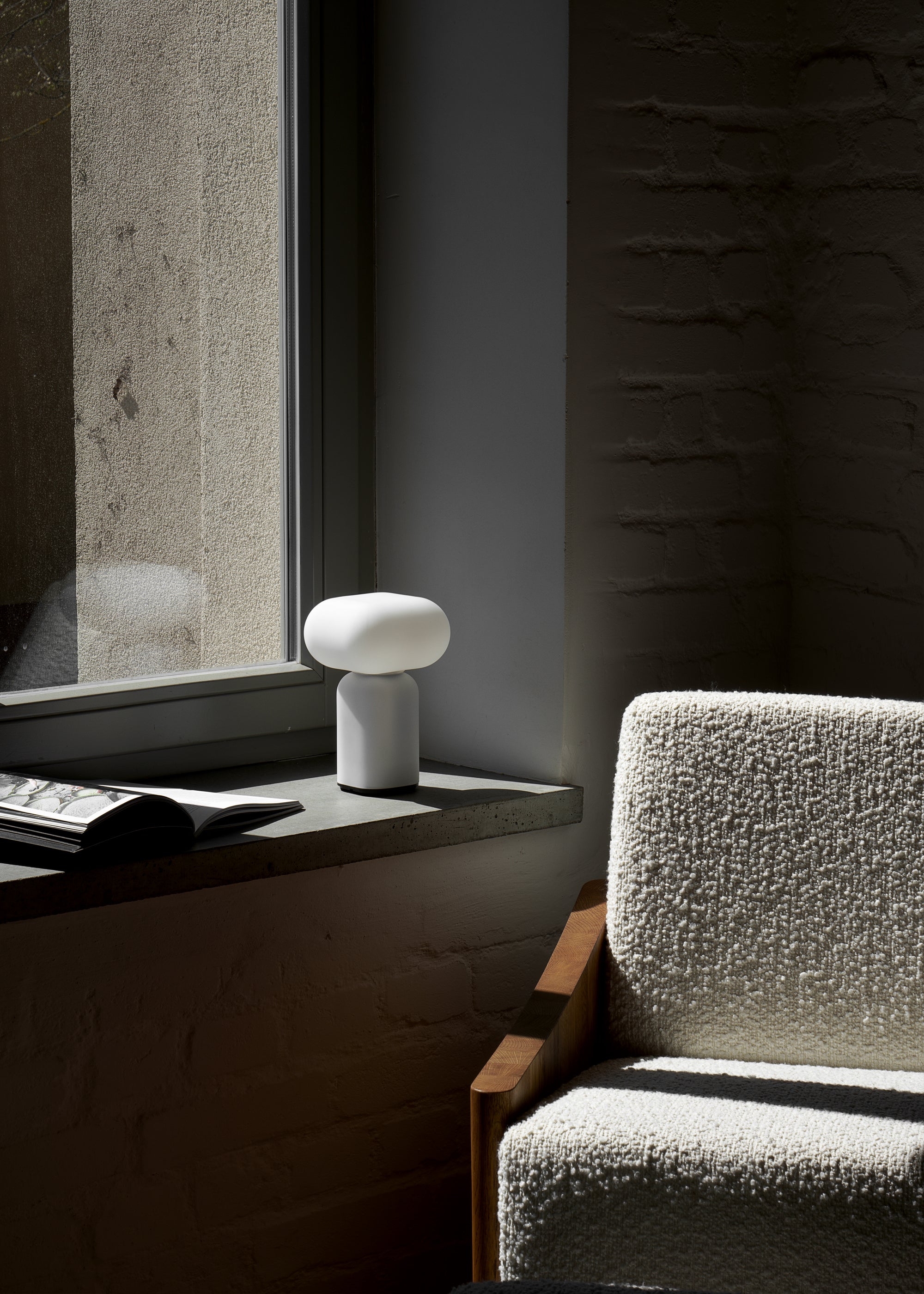 Tragbare Lampe VELIS weiß