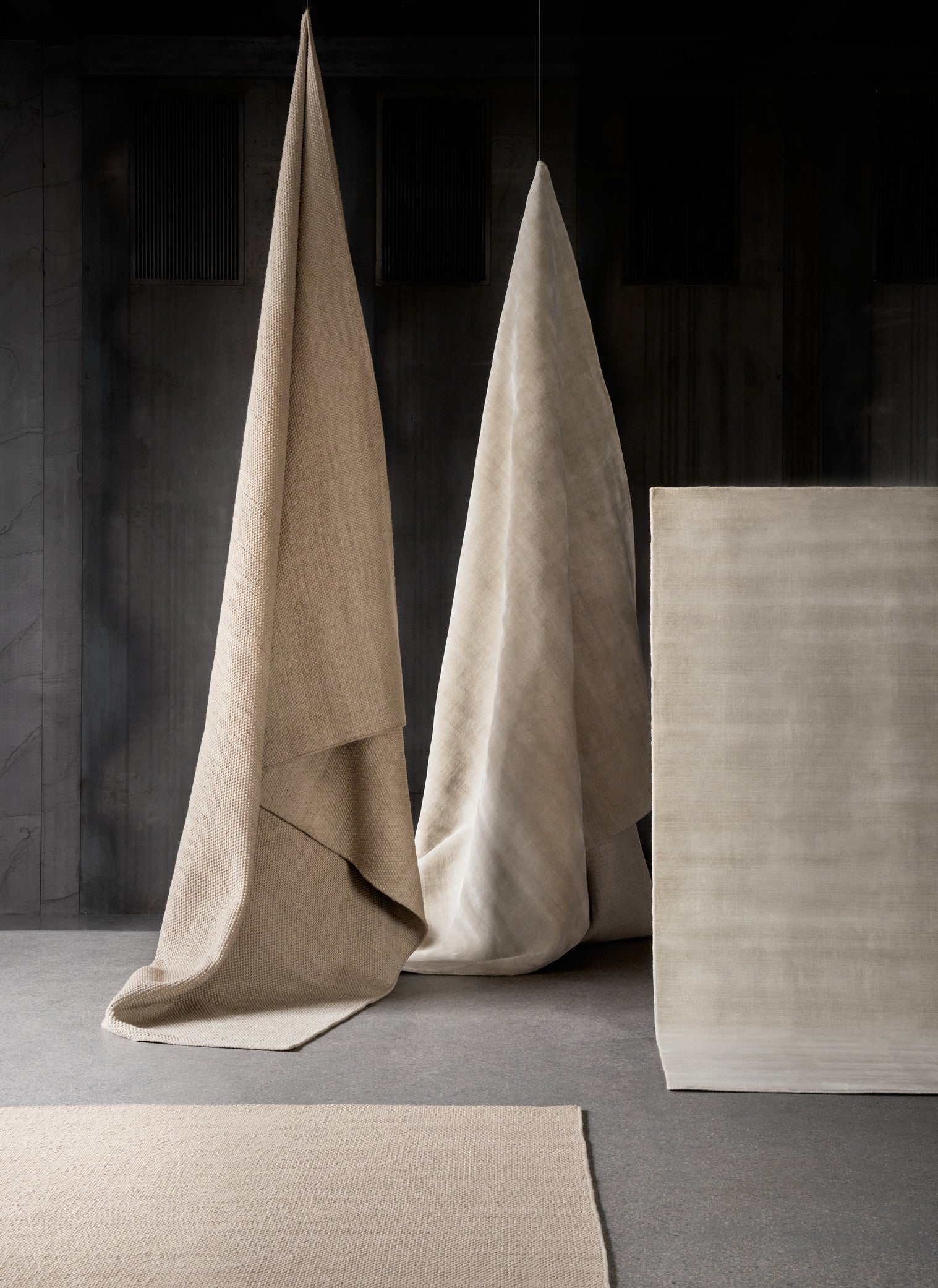 Teppich 143 beige Wolle