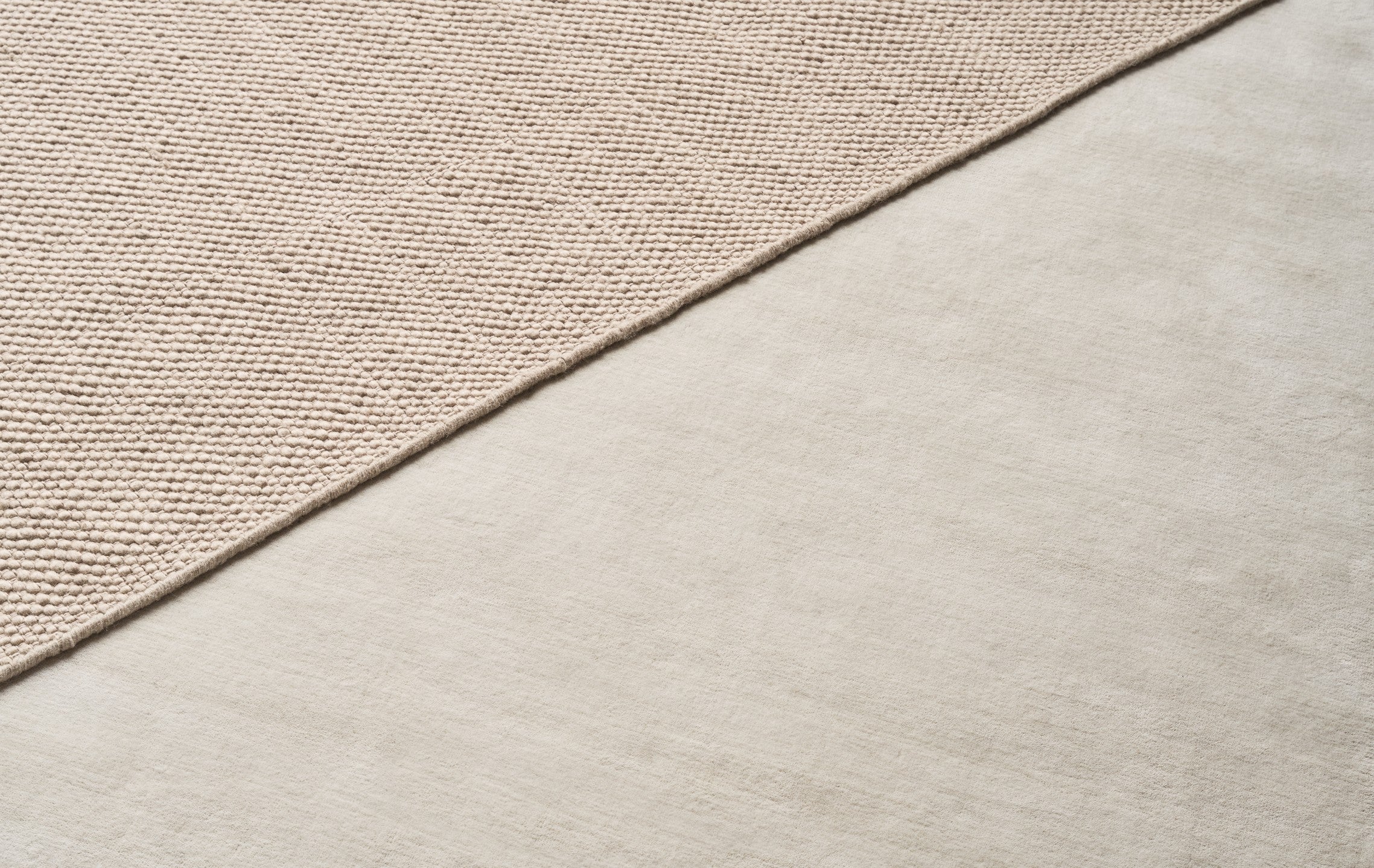 Teppich 143 beige Wolle