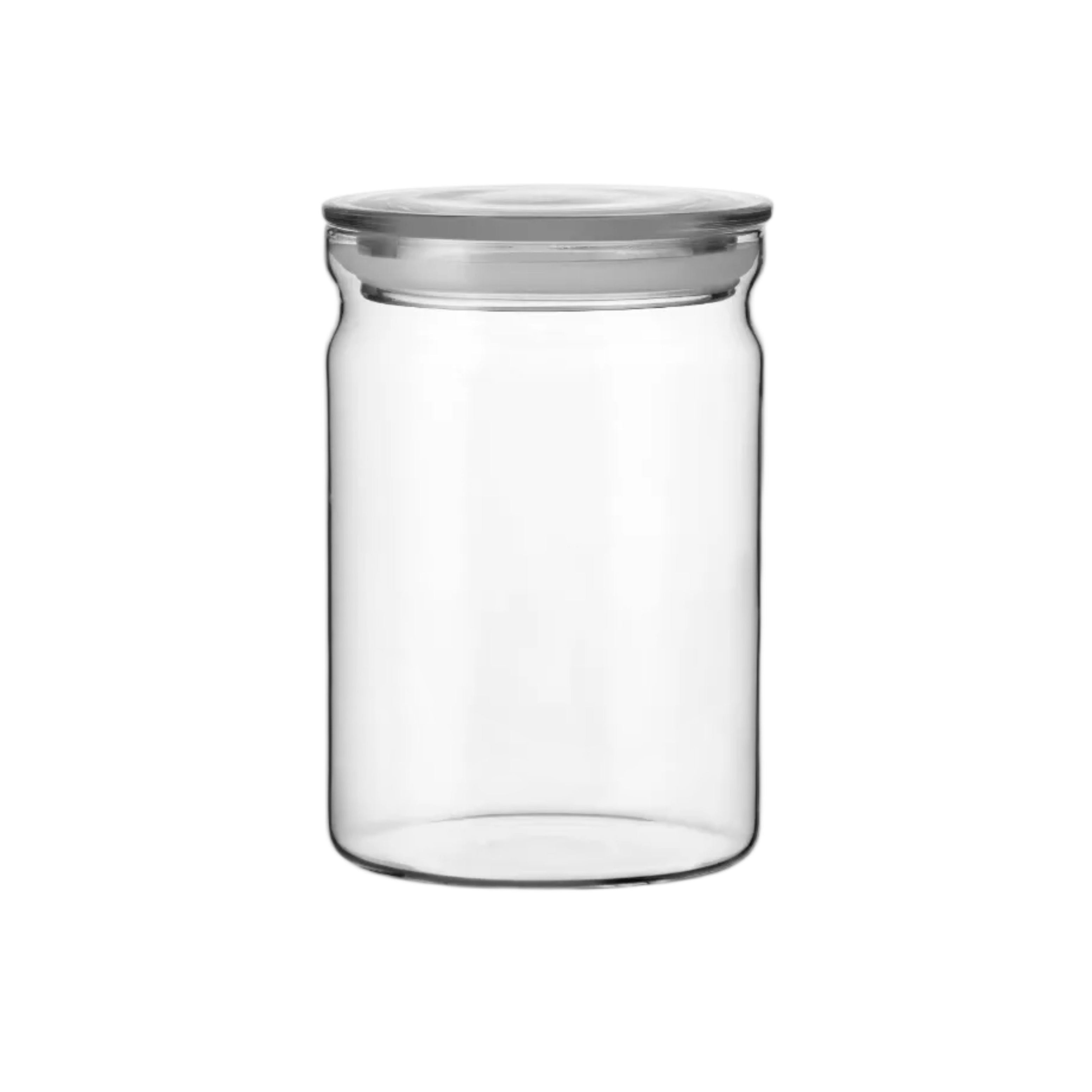 Glasbehälter mit Deckel VIPP transparent