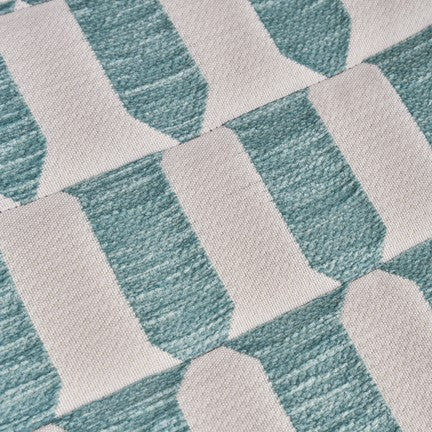 Bürostuhl 452 – LAGRASSE blau und weiß mit Metallbasis