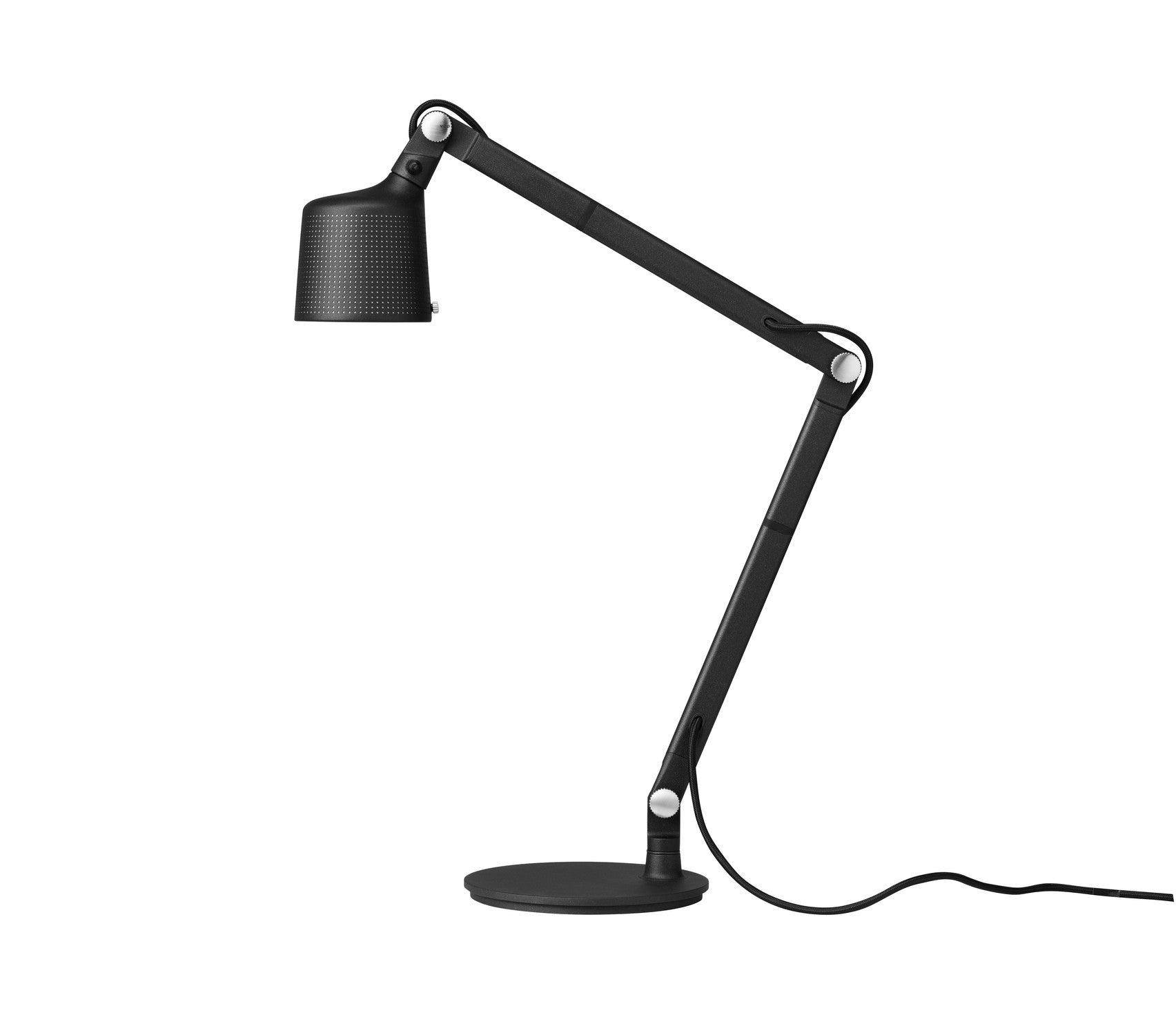 Lampa biurkowa 521 czarny metal – szkło, Vipp