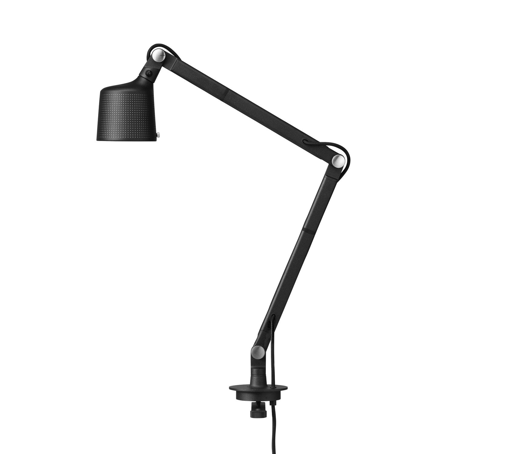 Lampa biurkowa 521 czarny metal – styl industrialny