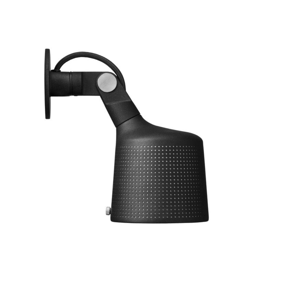 Wandleuchte 524 schwarz Metall