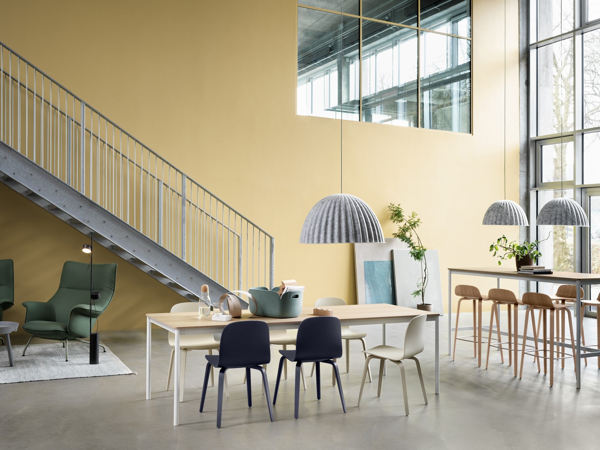 UNDER THE BELL pendant lamp gray