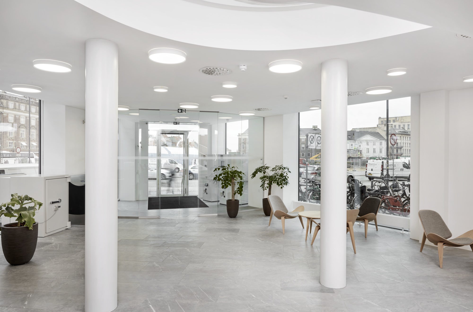 Deckenleuchte LP SLIM ROUND SEMI-RECESSED weiß