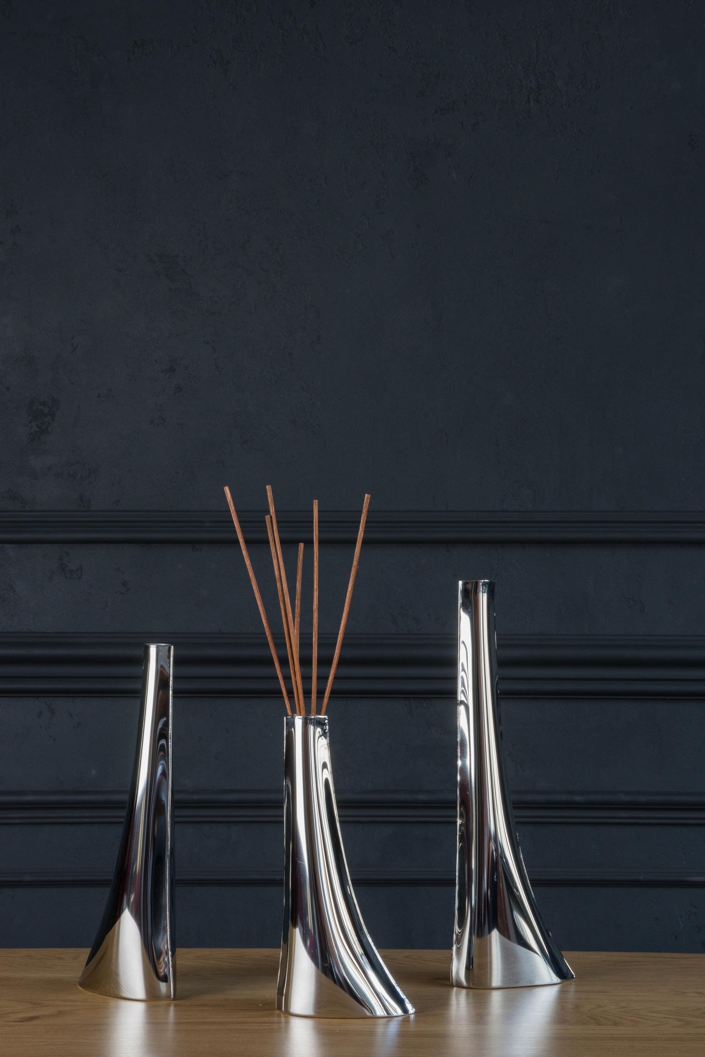 Wazon LEYKI inox Zieta Studio    Eye on Design