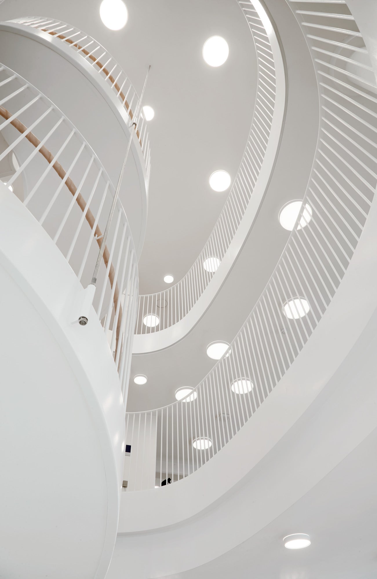 Deckenleuchte LP SLIM ROUND SEMI-RECESSED weiß