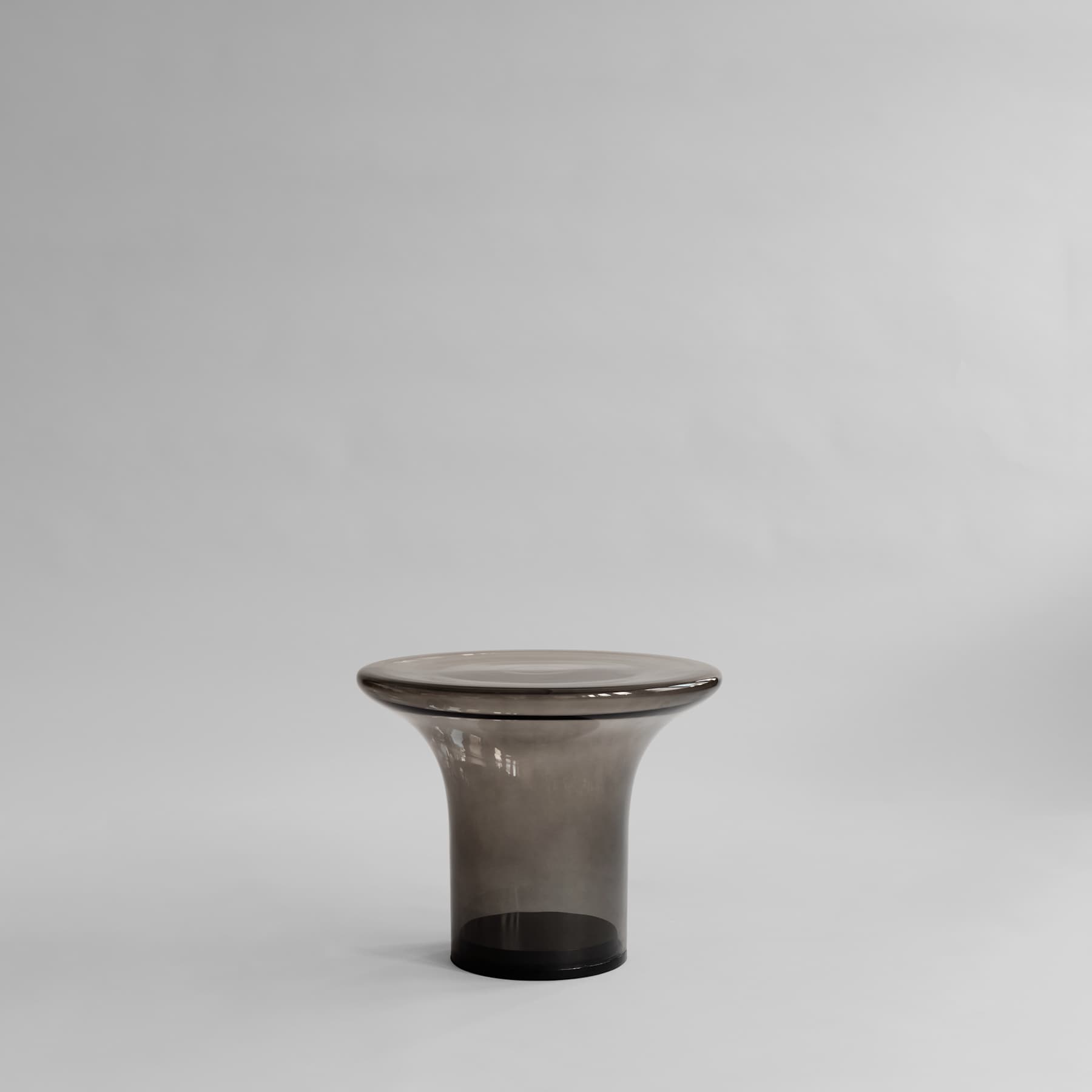 TRUMPET coffee table smoked glass