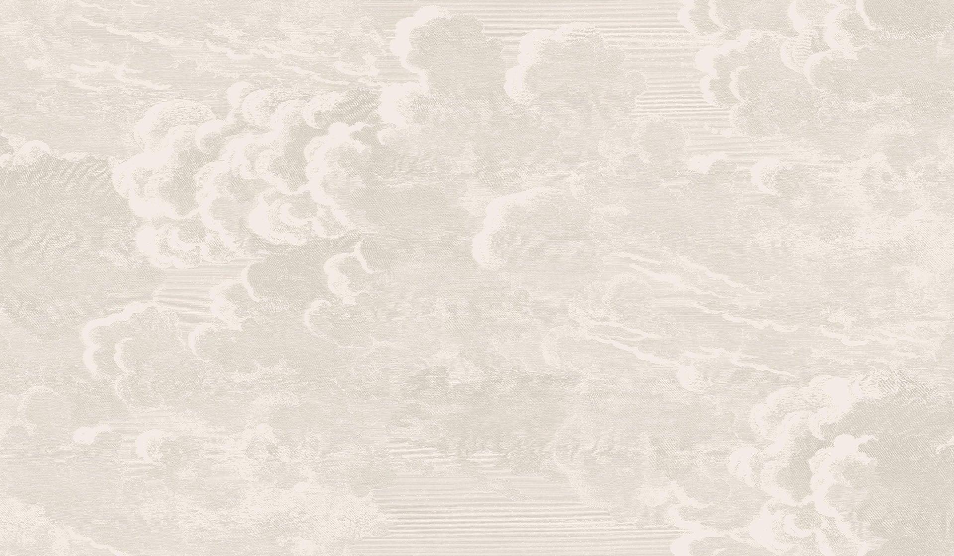Wallpaper set with a landscape of sky and clouds FORNASETTI - Pearly Nuvolette