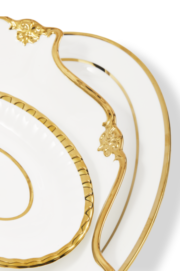 GOLDEN FINDS porcelain serving set