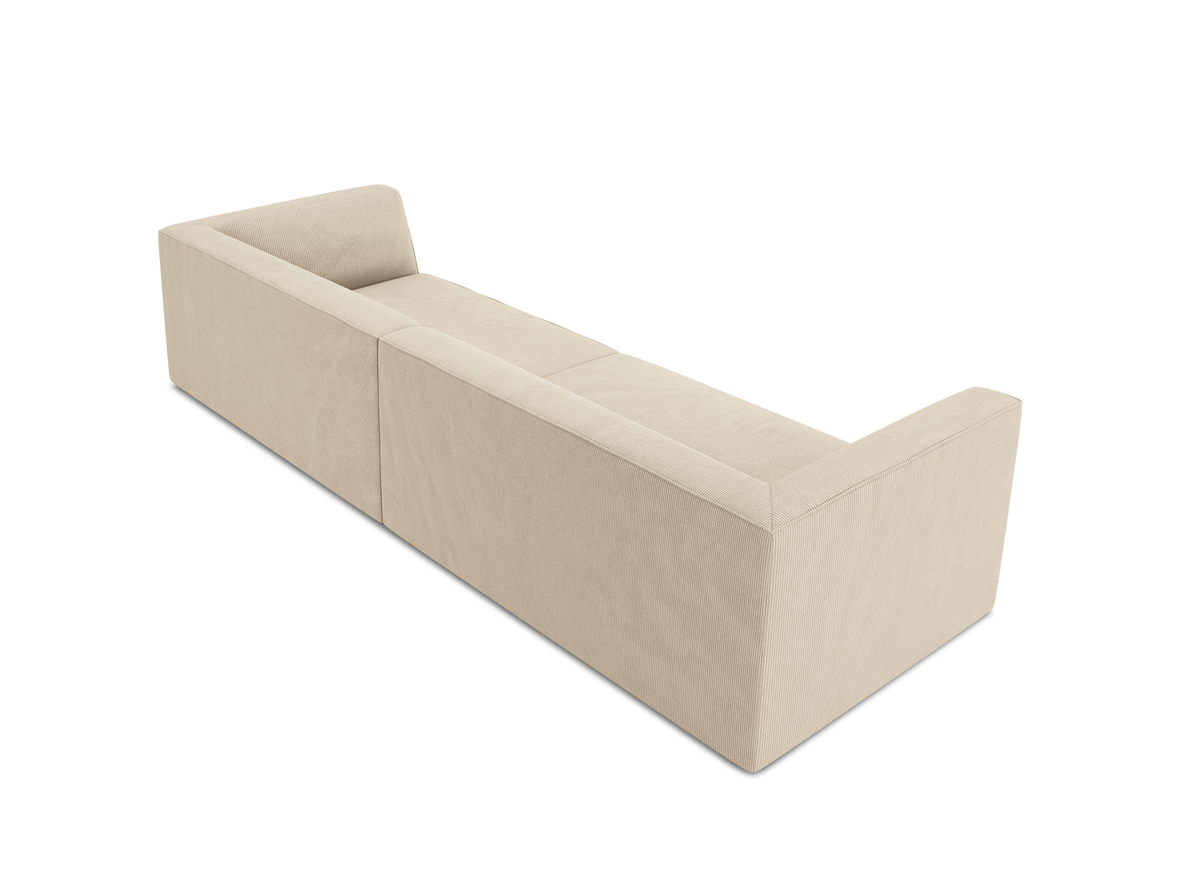 Sofa sztruksowa RUBY beżowy – Micadoni