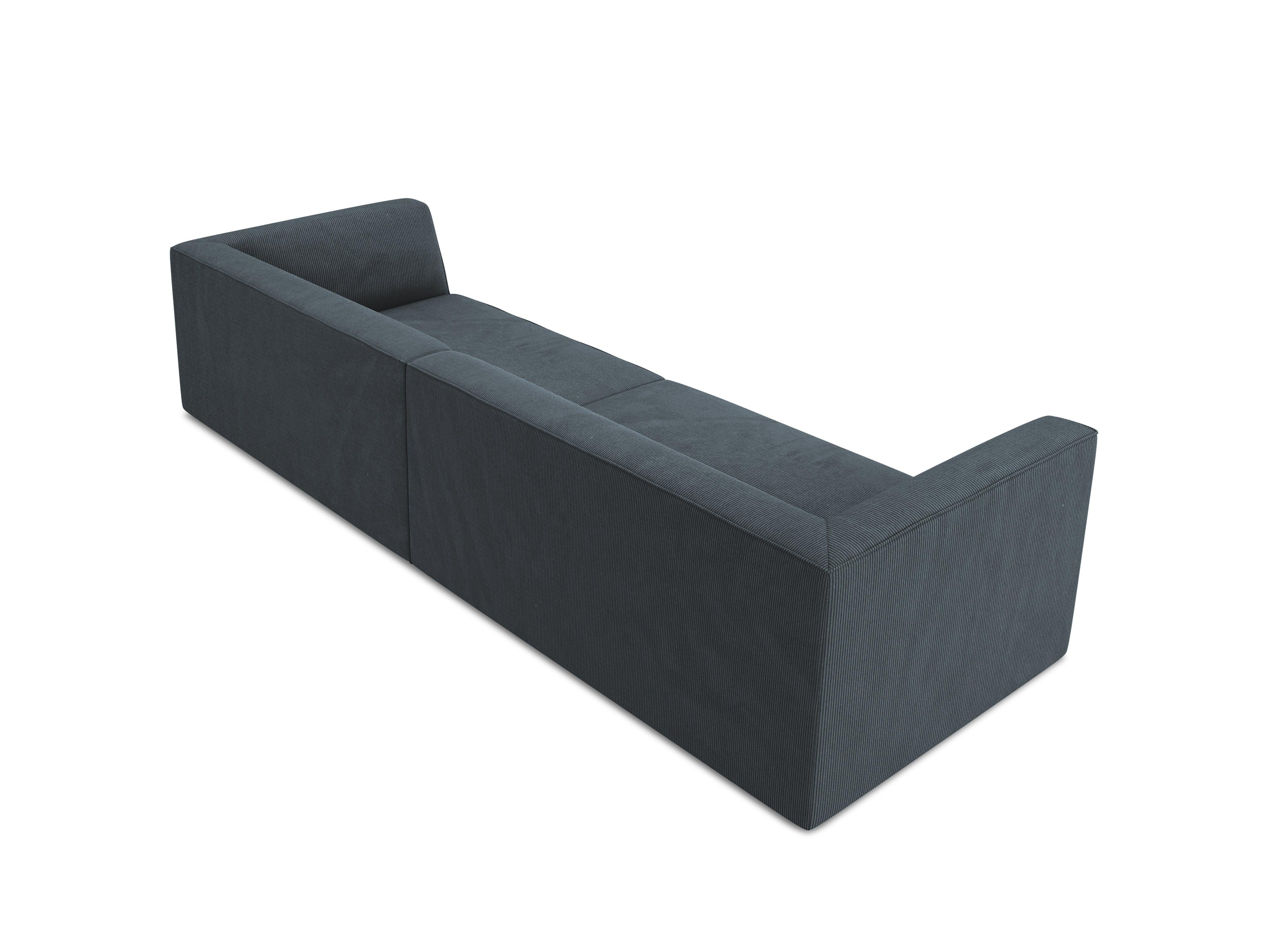 Sofa sztruksowa RUBY niebieski Micadoni    Eye on Design