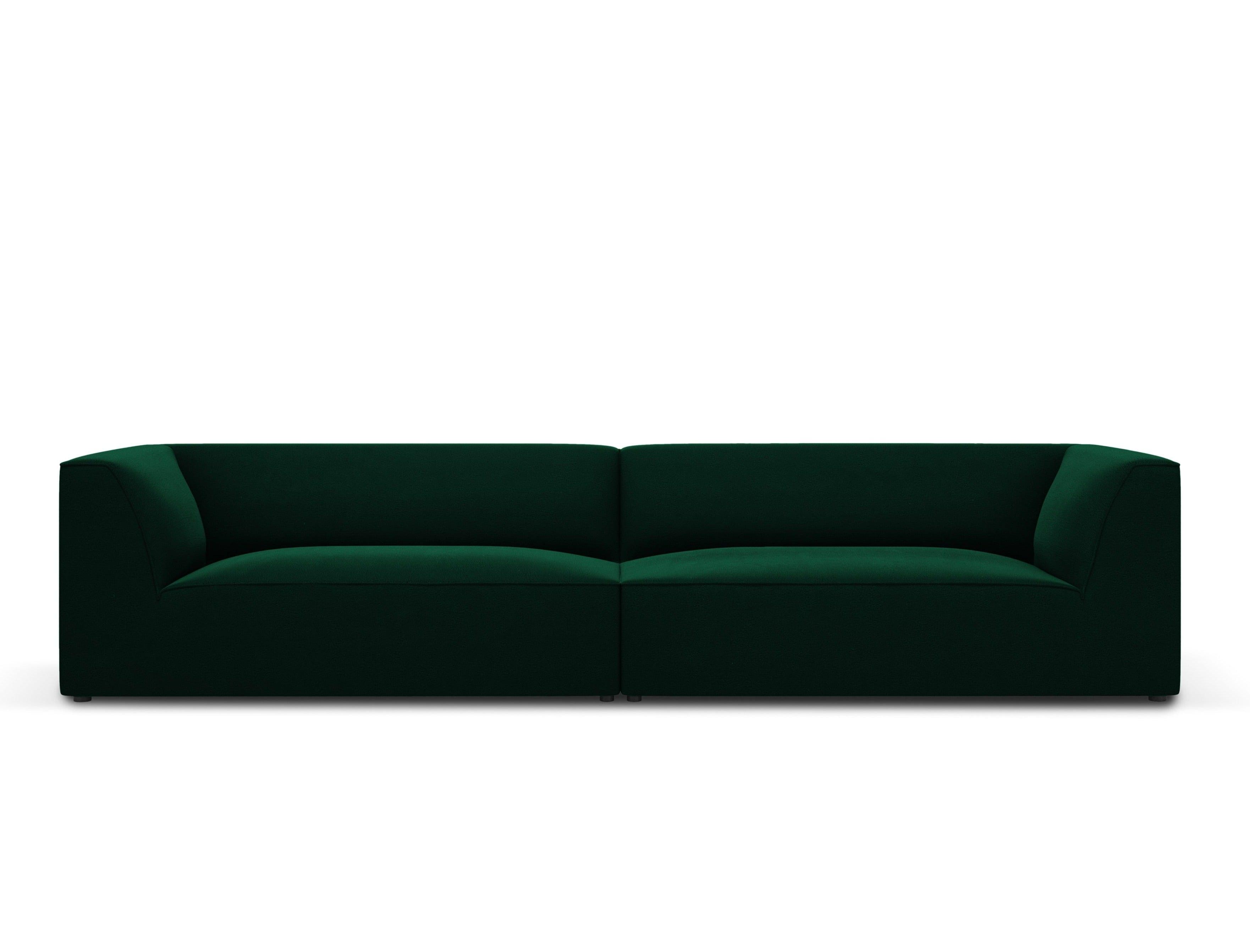Sofa aksamitna RUBY butelkowa zieleń Micadoni    Eye on Design