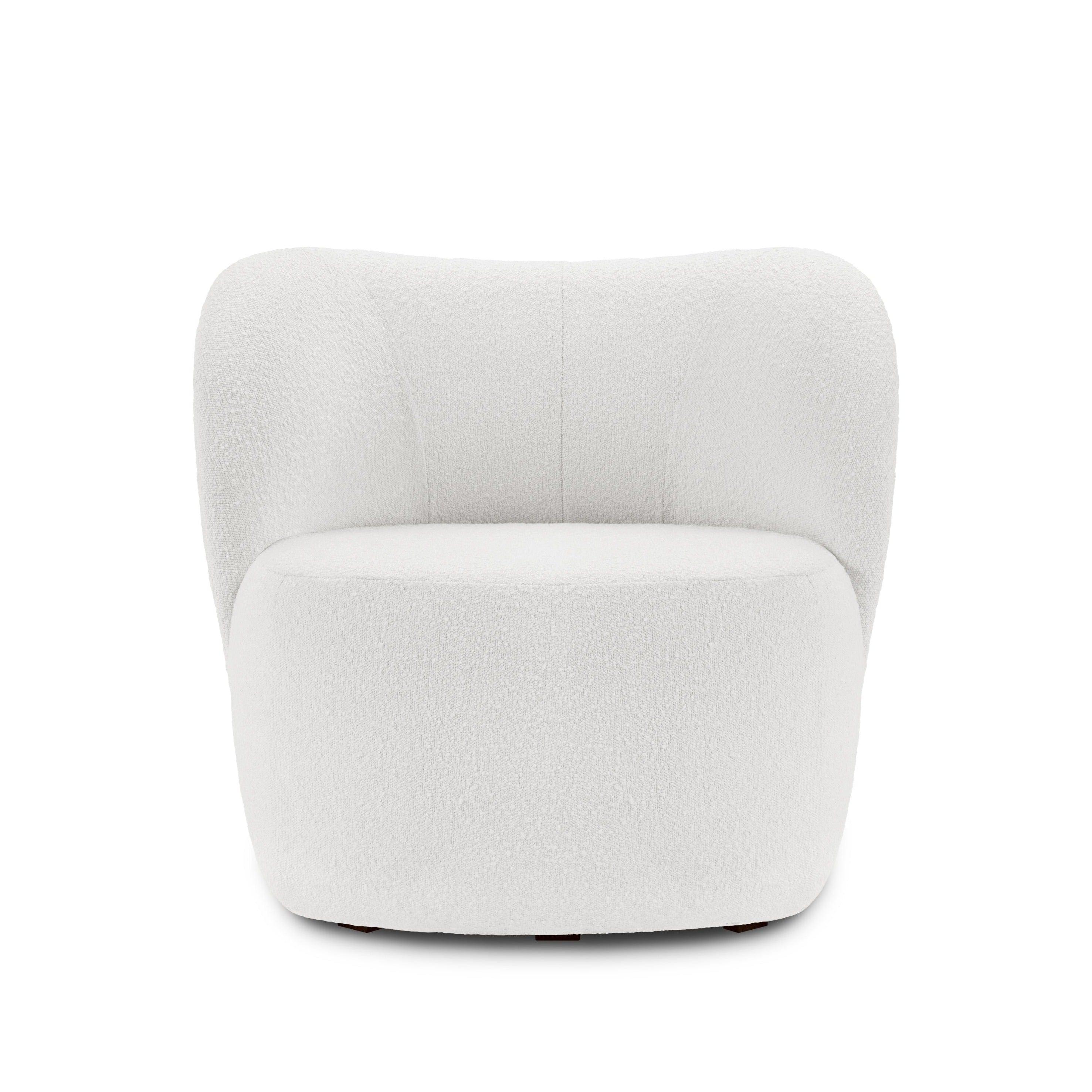 Fotel SAAMIT boucle beżowy Micadoni    Eye on Design