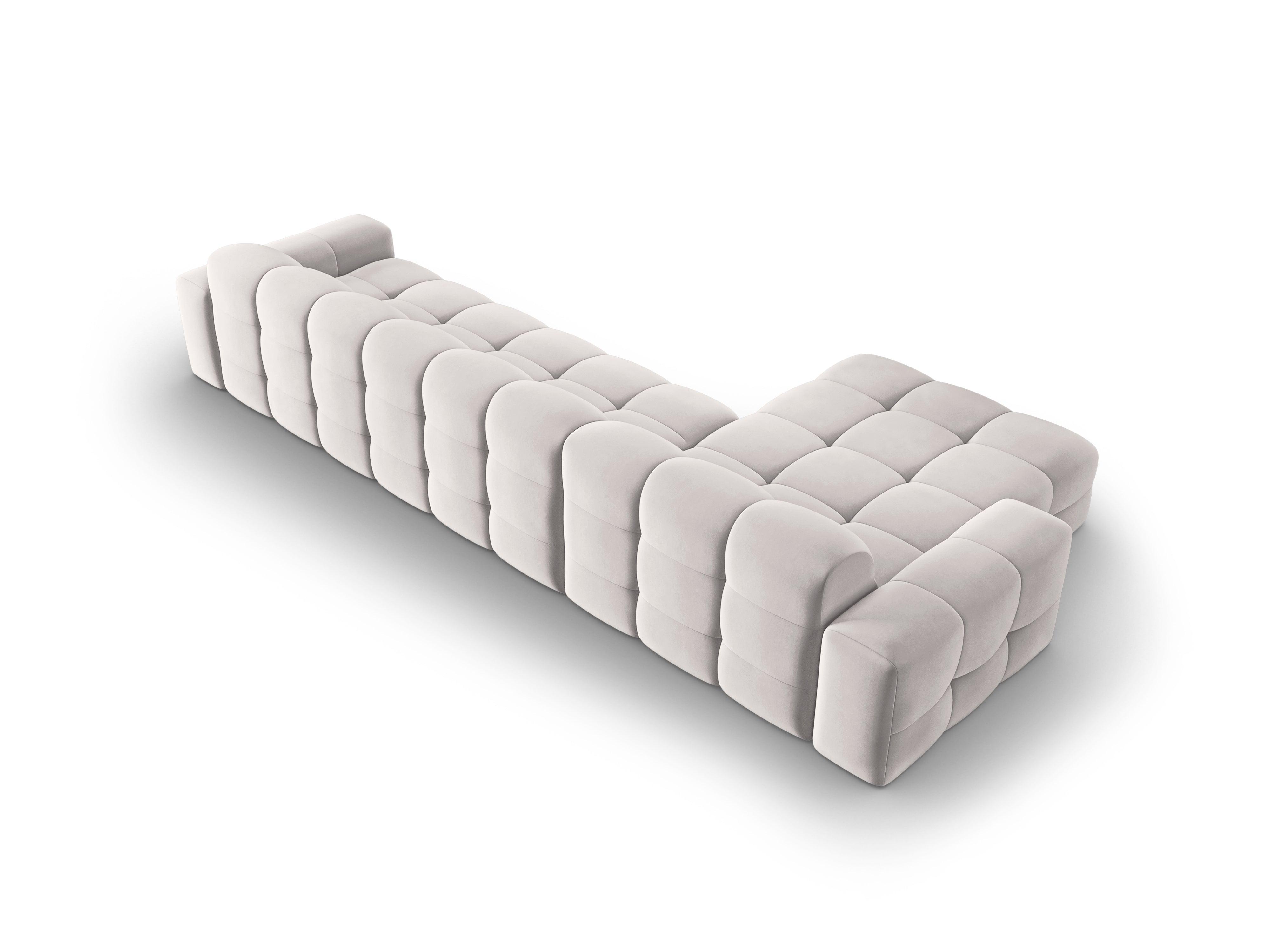 Narożnik lewostronny 5-osobowy KENDAL jasnoszary Micadoni    Eye on Design