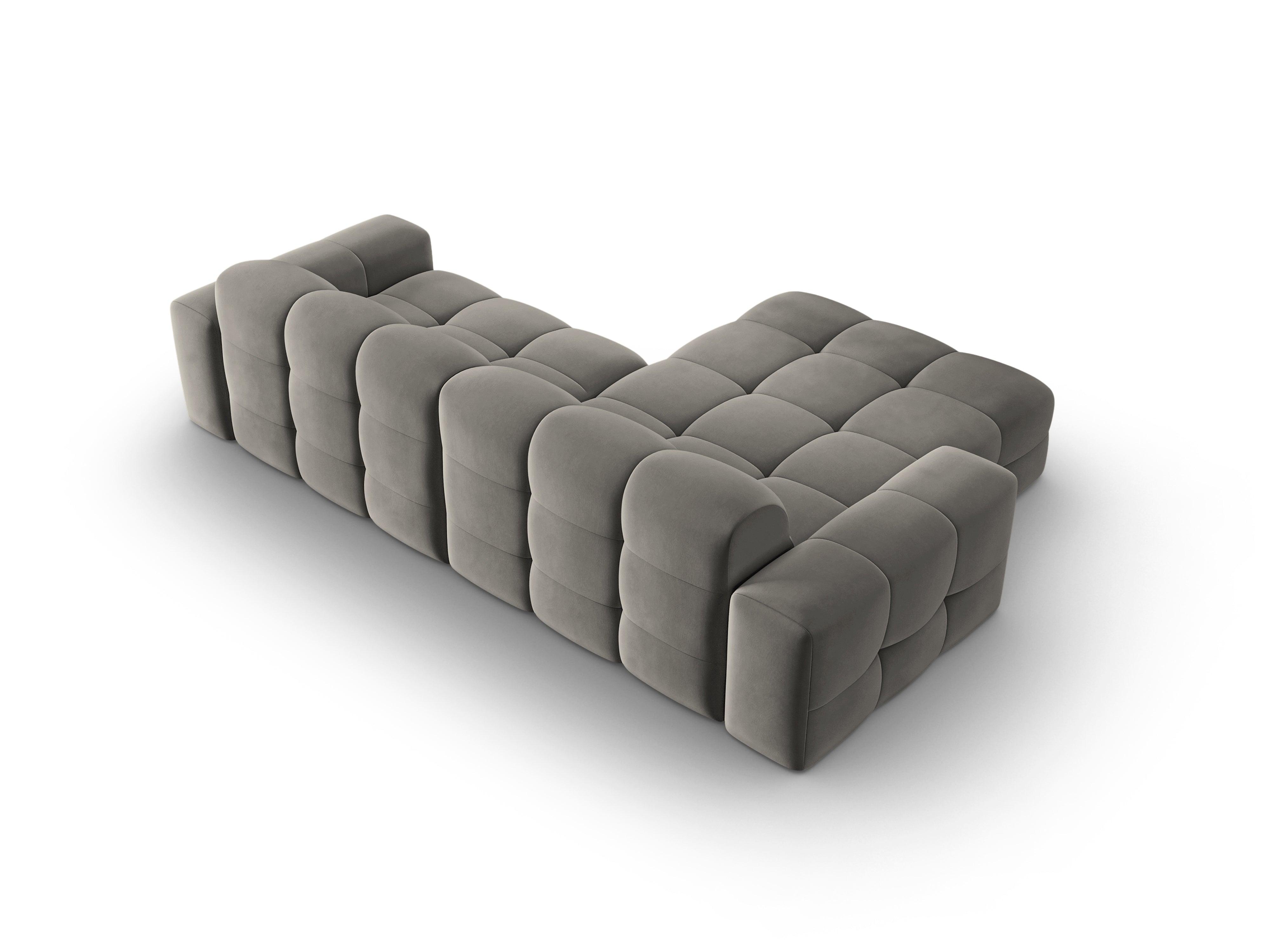 Narożnik lewostronny 4-osobowy KENDAL szary Micadoni    Eye on Design