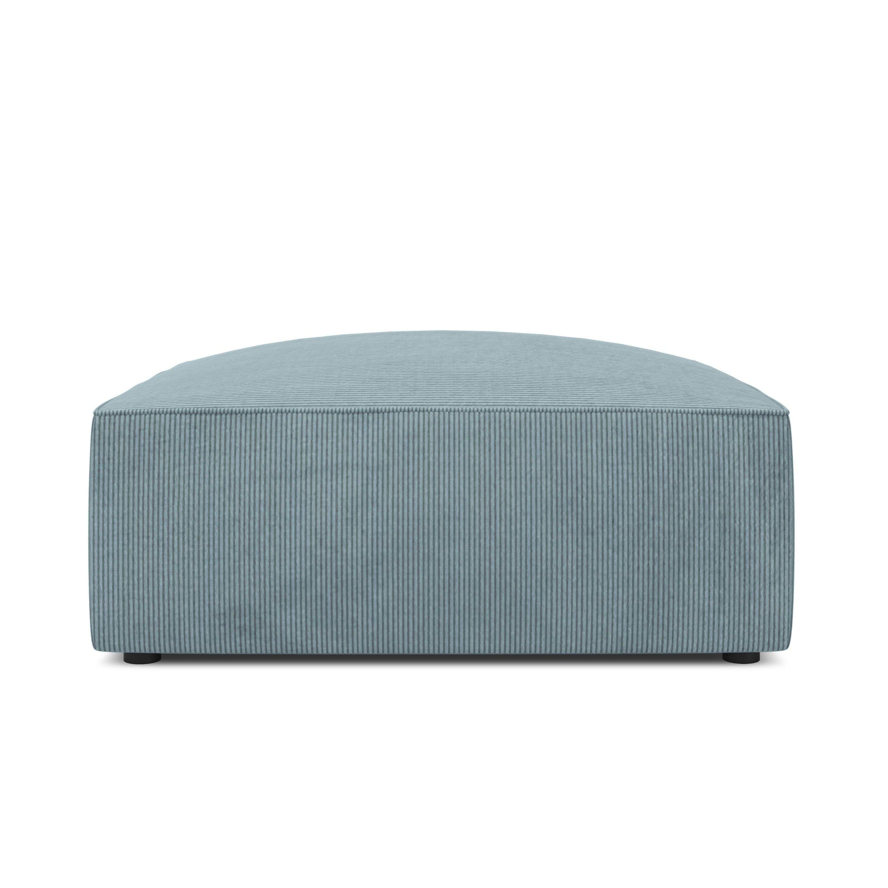 Puf sztruksowy RUBY jasnoniebieski Micadoni    Eye on Design