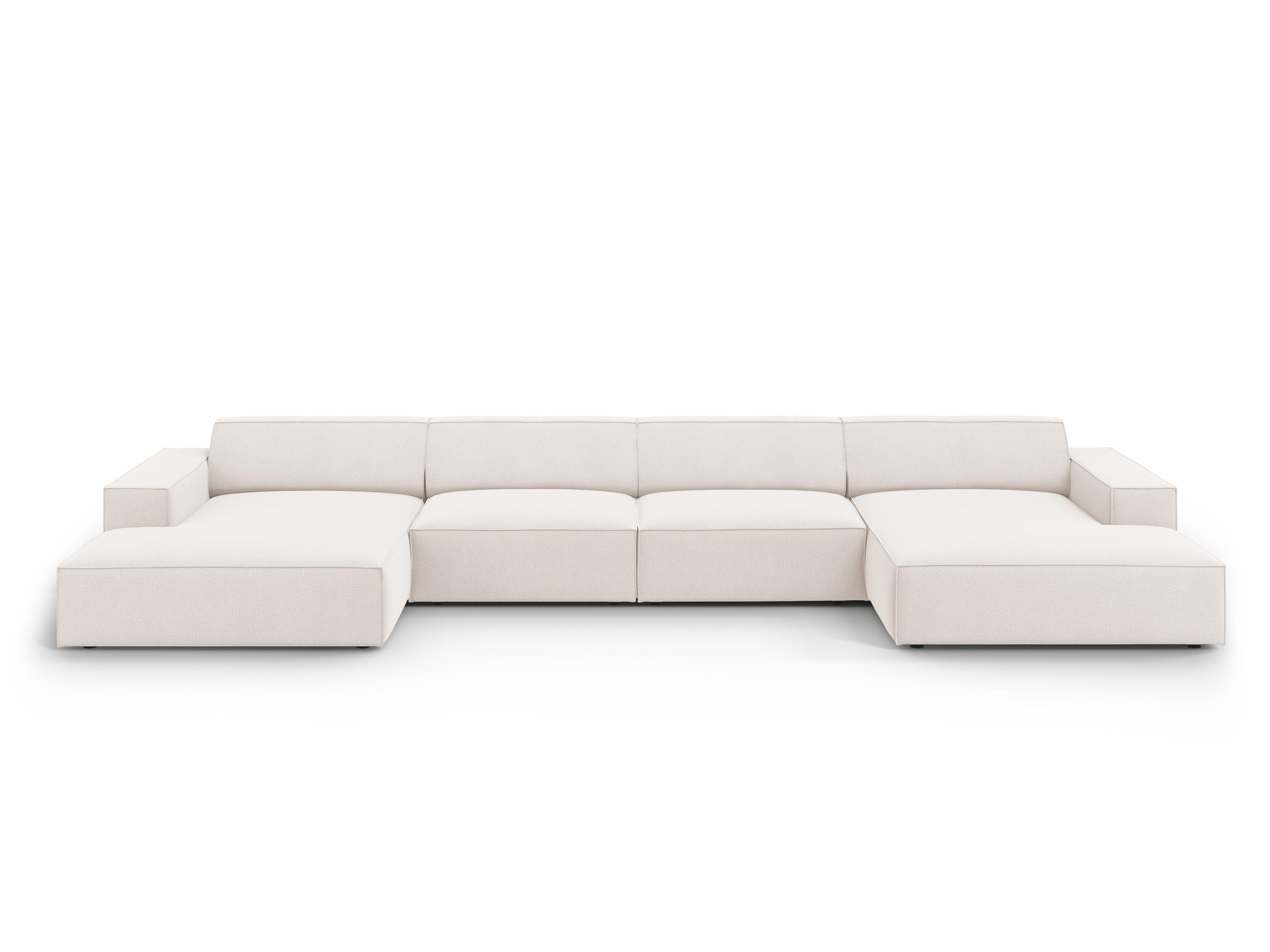 Sofa panoramiczna JODIE jasnobeżowy Micadoni    Eye on Design