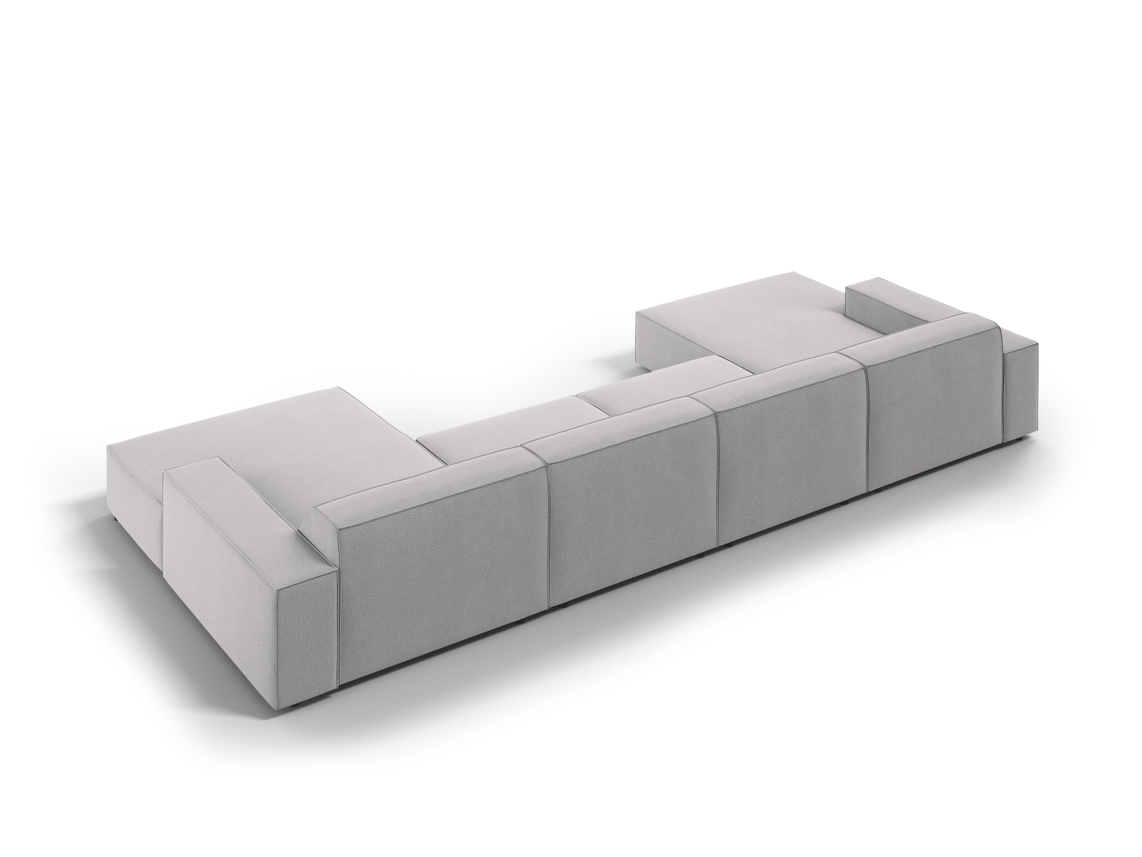 Sofa panoramiczna JODIE jasnoszary – Micadoni