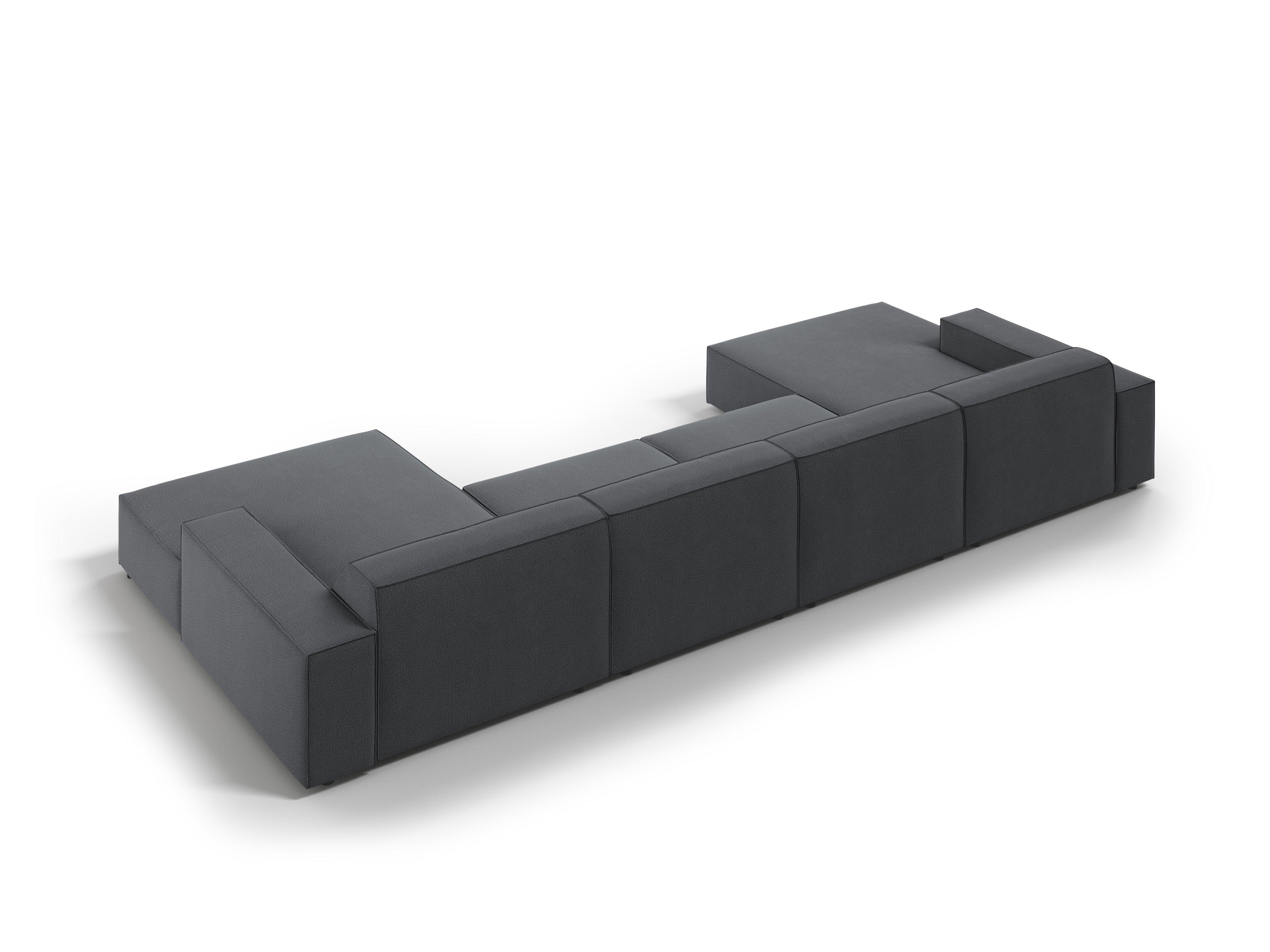 Sofa panoramiczna JODIE ciemnoszary – Micadoni