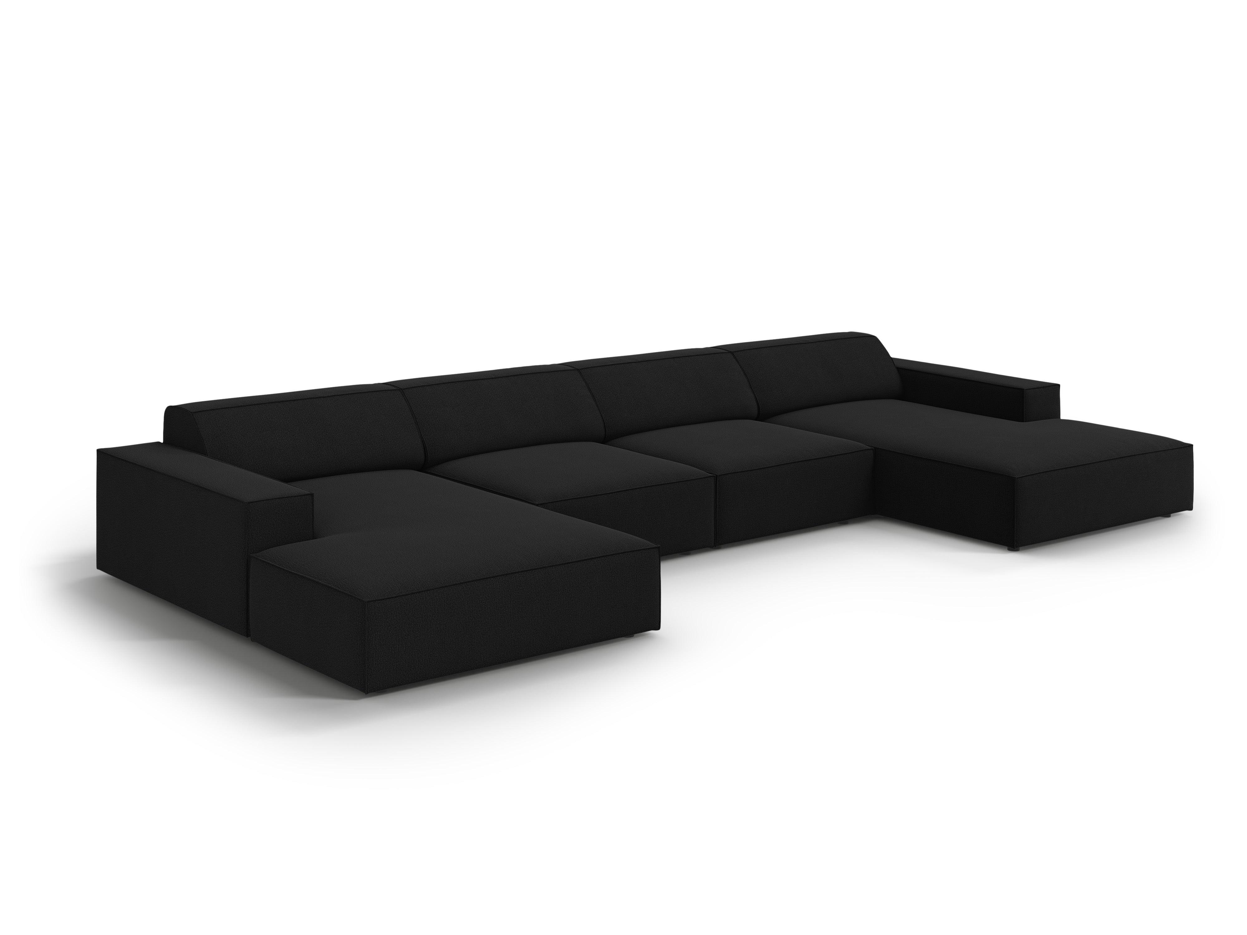 Sofa panoramiczna JODIE czarny Micadoni    Eye on Design