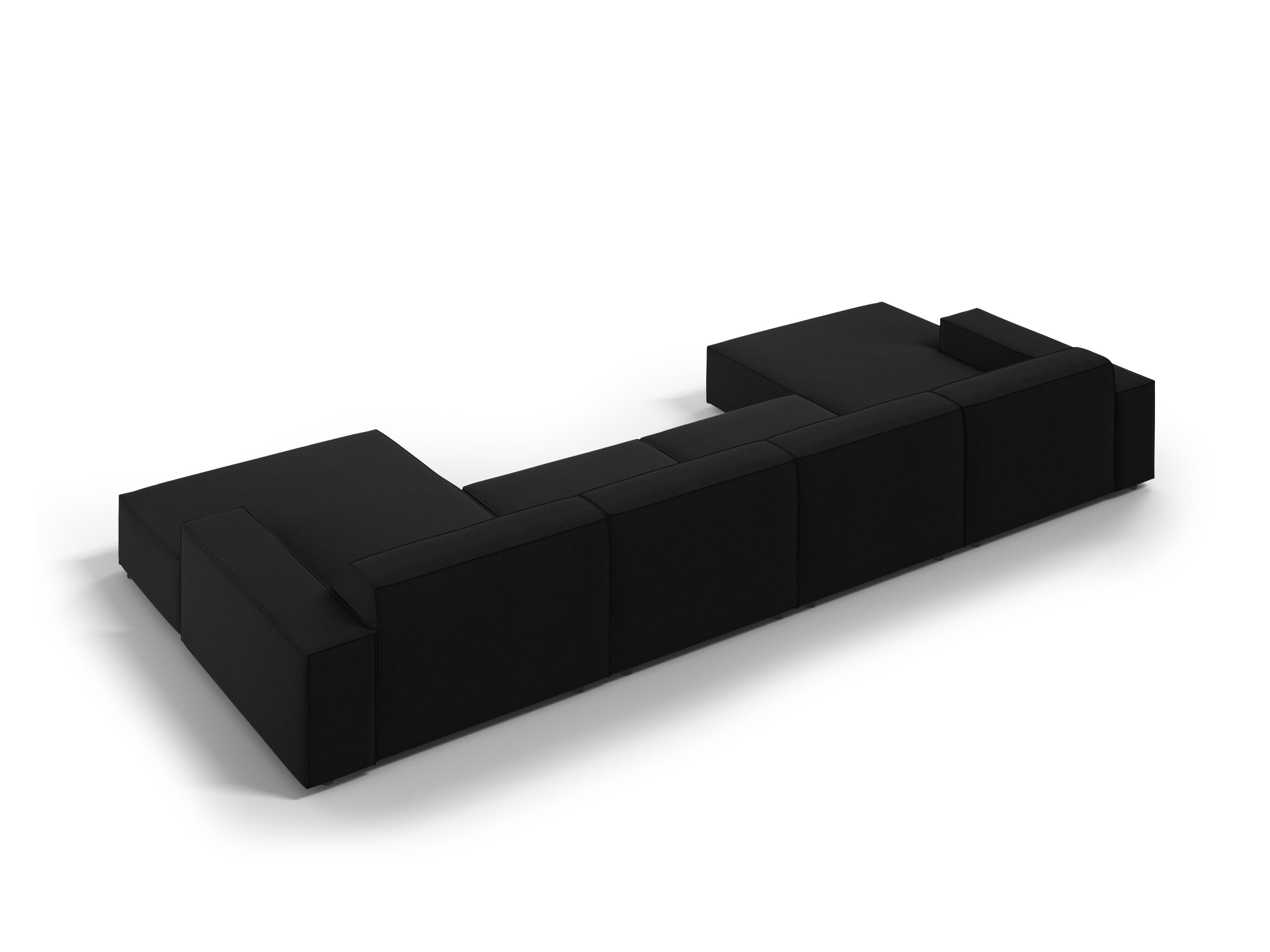 Sofa panoramiczna JODIE czarny Micadoni    Eye on Design