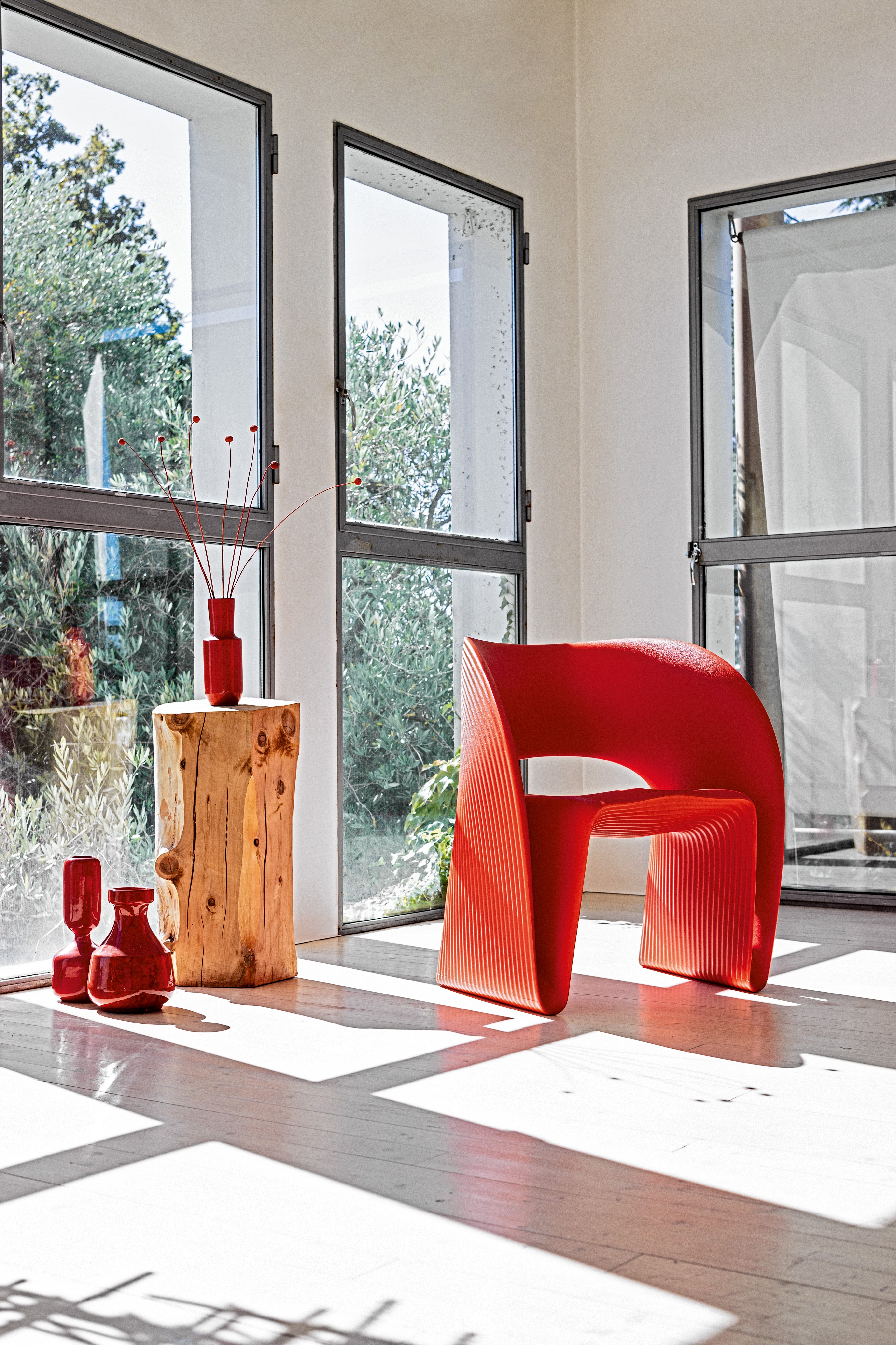 Niskie krzesło RAVIOLO ciemnozielony Magis    Eye on Design