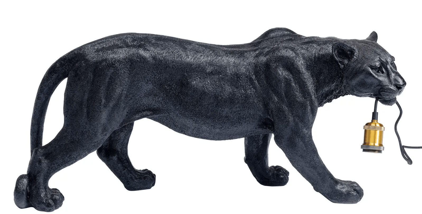 Lampa w kształcie czarnej pantery Kare Design    Eye on Design